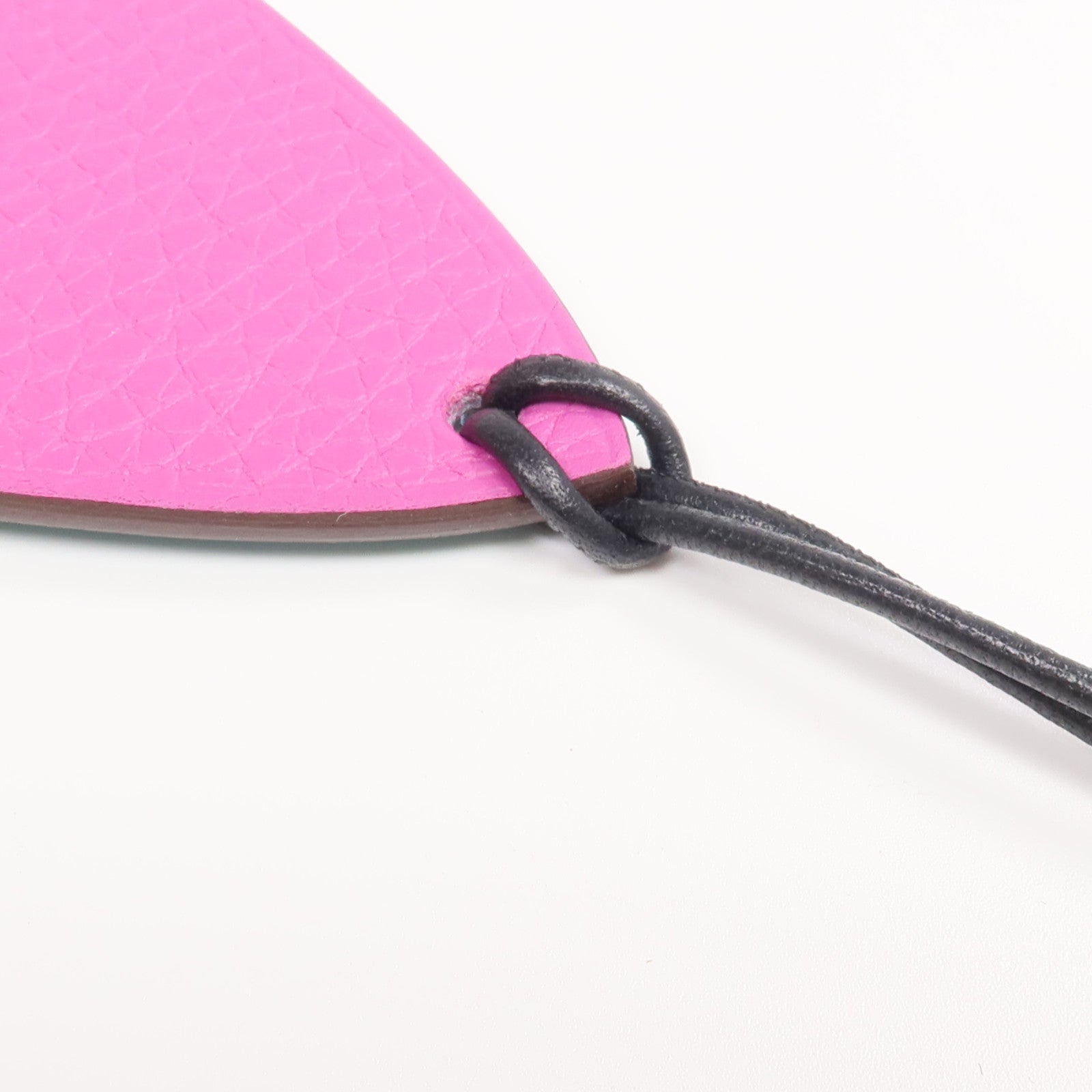 HERMES Clemence/Chevre皮革/絲質H Squid Charm掛飾