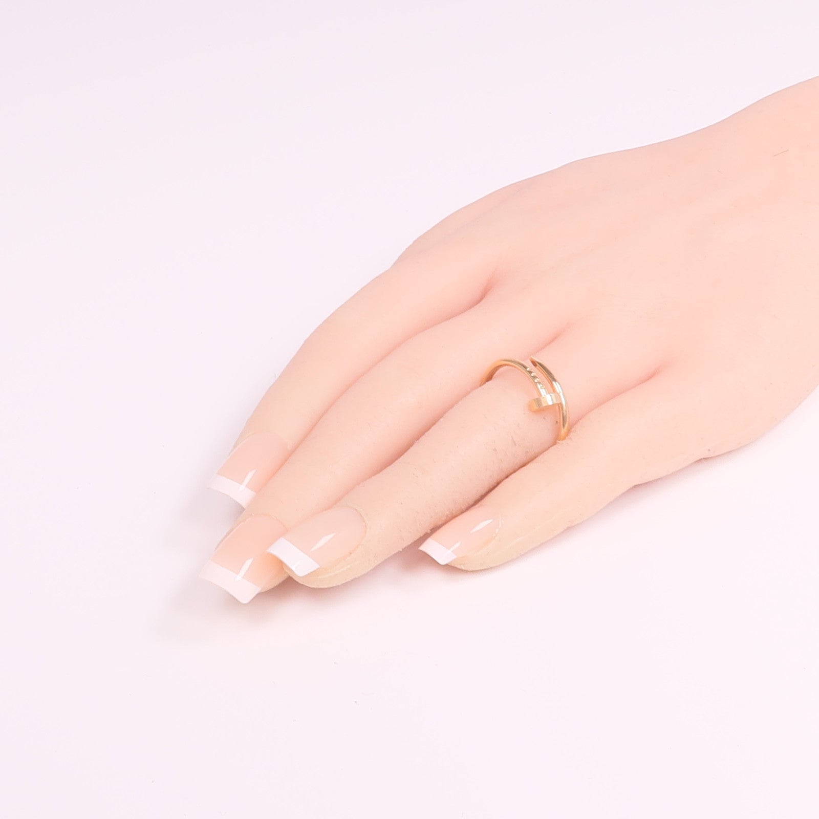 CARTIER 18K玫瑰金Juste Un Clou Ring戒指