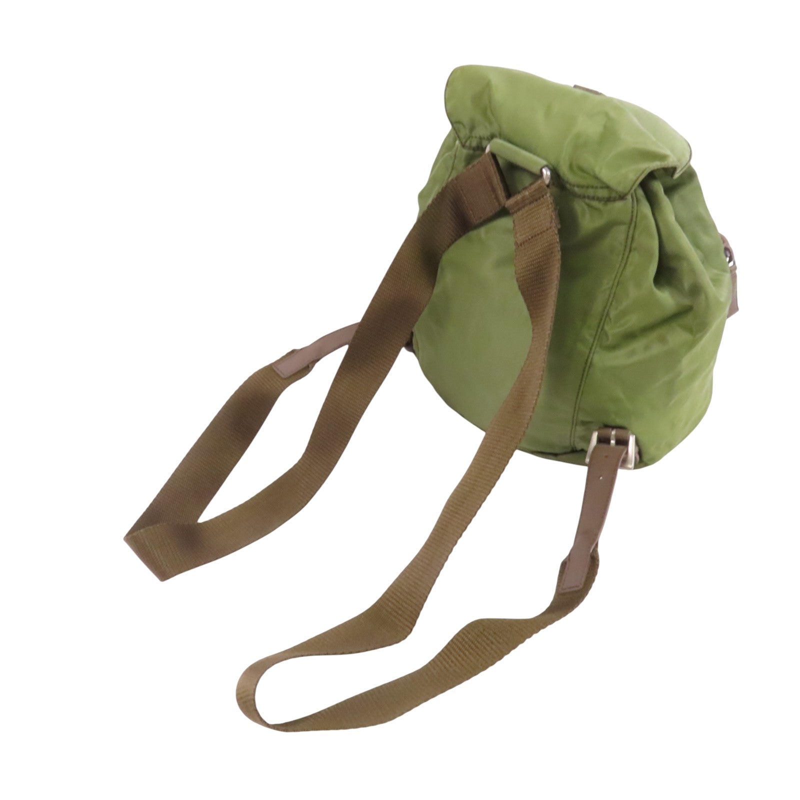 PRADA 尼龍Rucksack銀扣背包