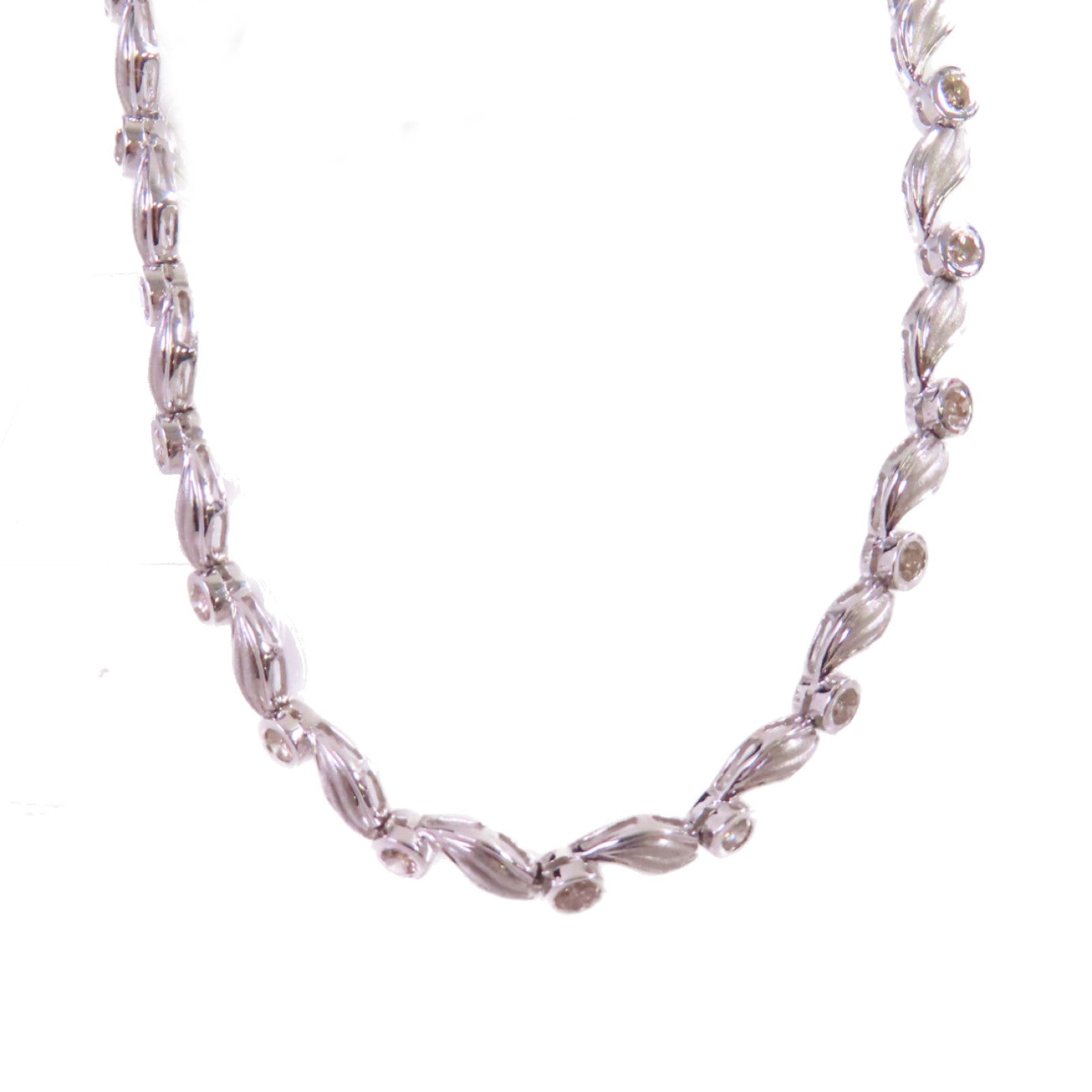 Jewelry SHW Diamond Necklace 18K White Gold