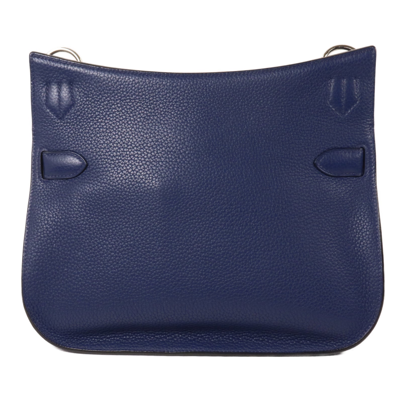 HERMES Clemence皮革Jypsiere 31肩背袋Bleu Saphir