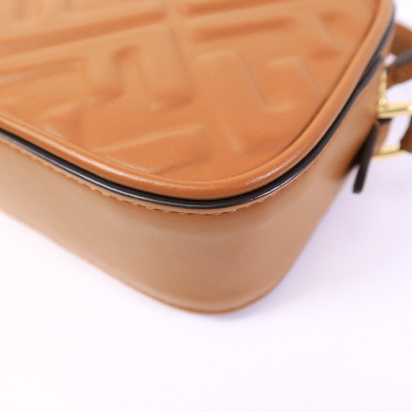 FENDI 牛皮皮革FF Logo Camera Case肩背袋