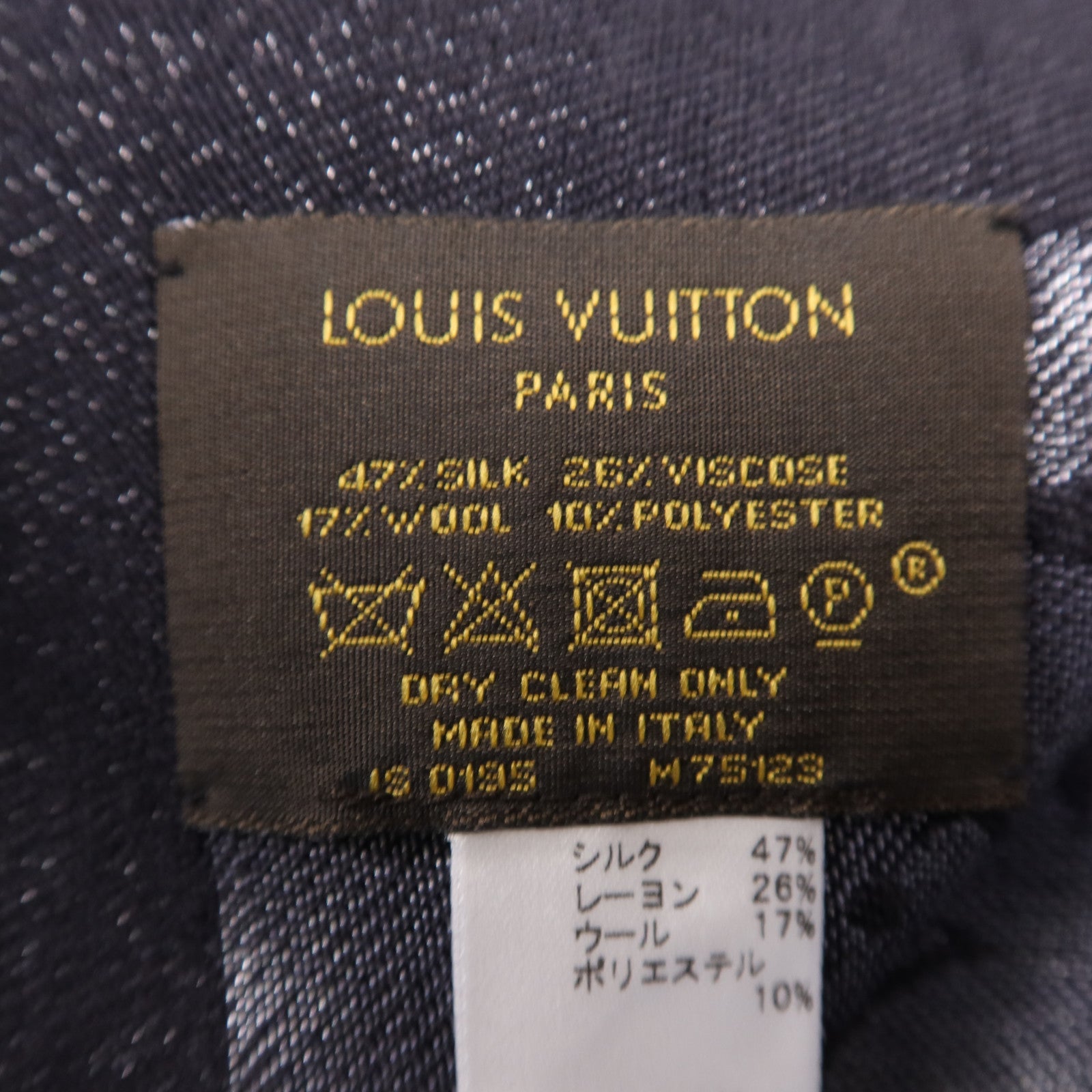 LOUIS VUITTON Monogram Shine Scarf圍巾