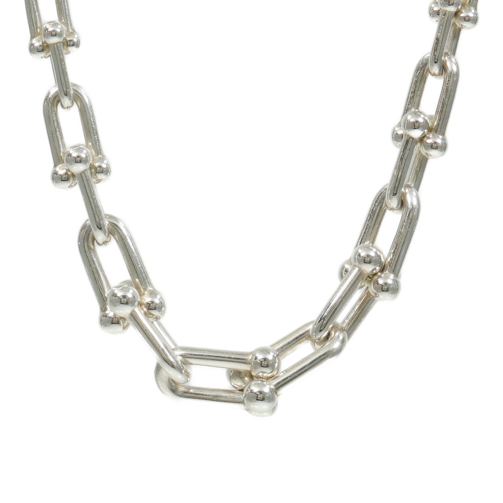 TIFFANY＆CO 925純銀HardWear Graduated Link Necklace項鍊