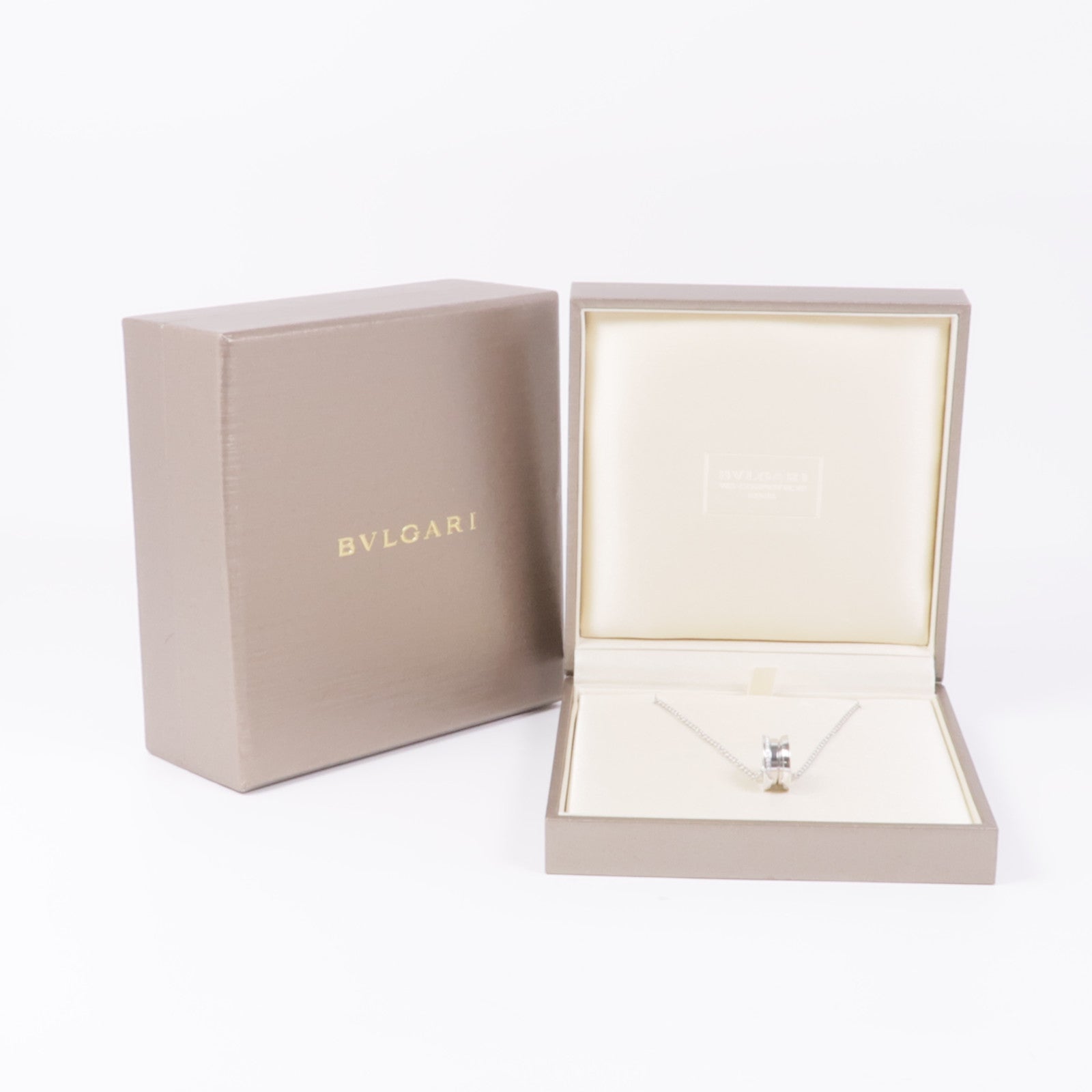 BVLGARI 18K白金B-zero1 Diamond Necklace鑽石項鍊