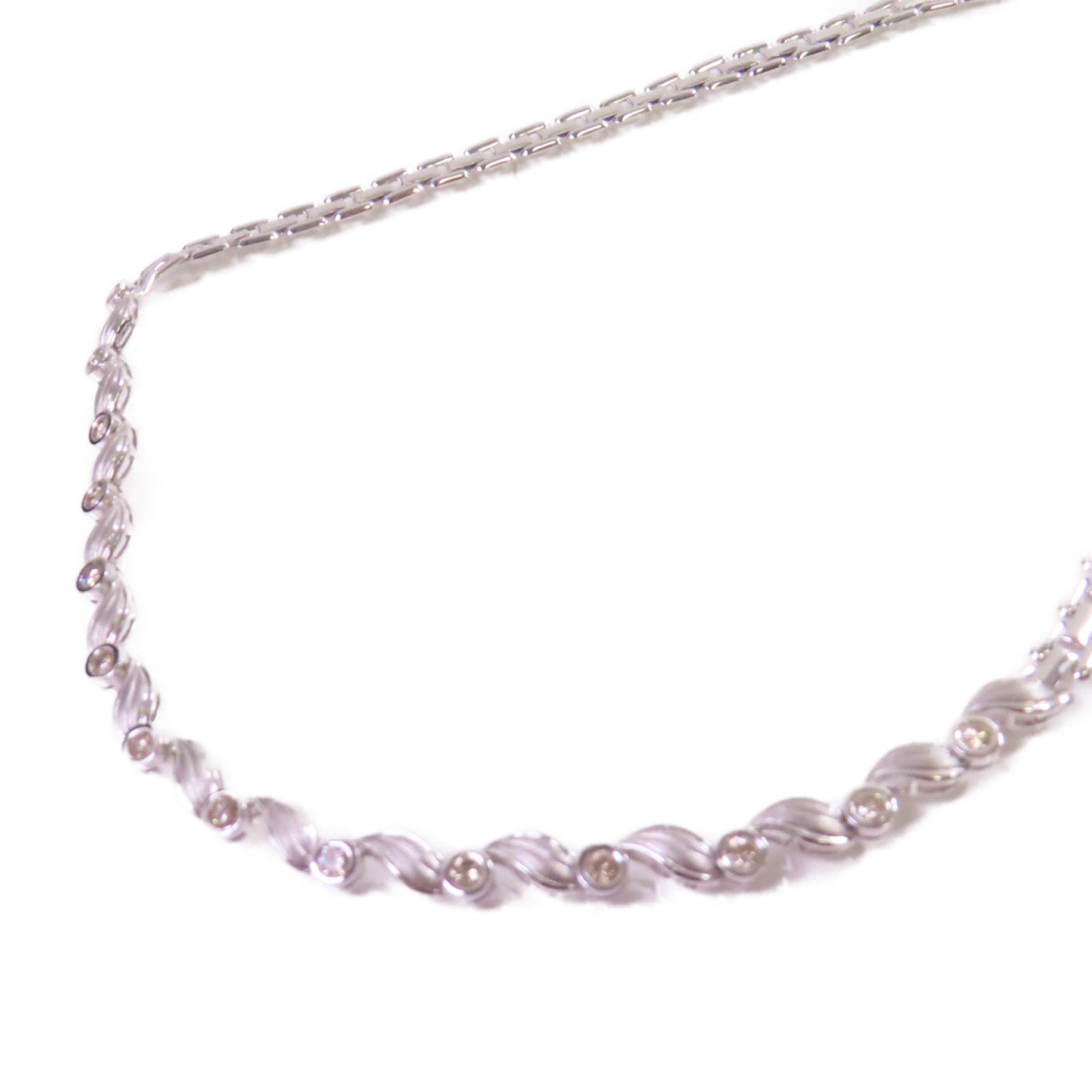 Jewelry SHW Diamond Necklace 18K White Gold