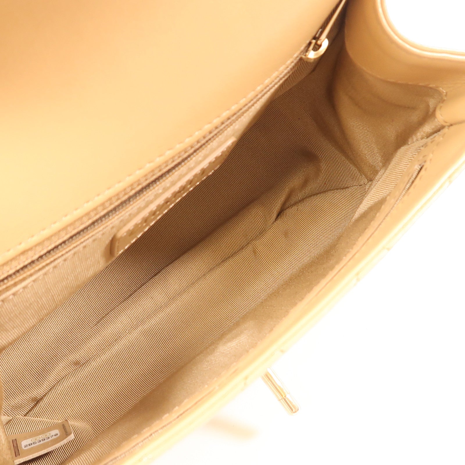 CHANEL 牛皮皮革Shoulder Bag金扣鏈帶肩背袋