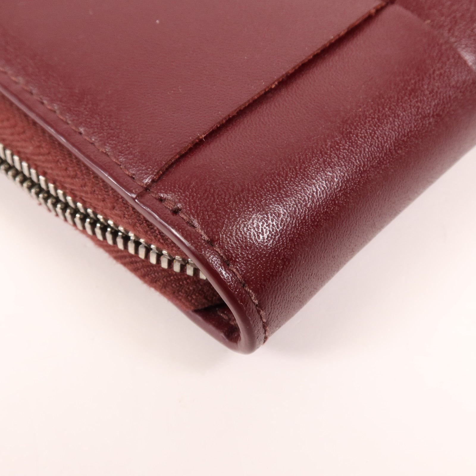 BOTTEGA VENETA 牛皮皮革Cassette Zip Around Wallet銀扣長錢包