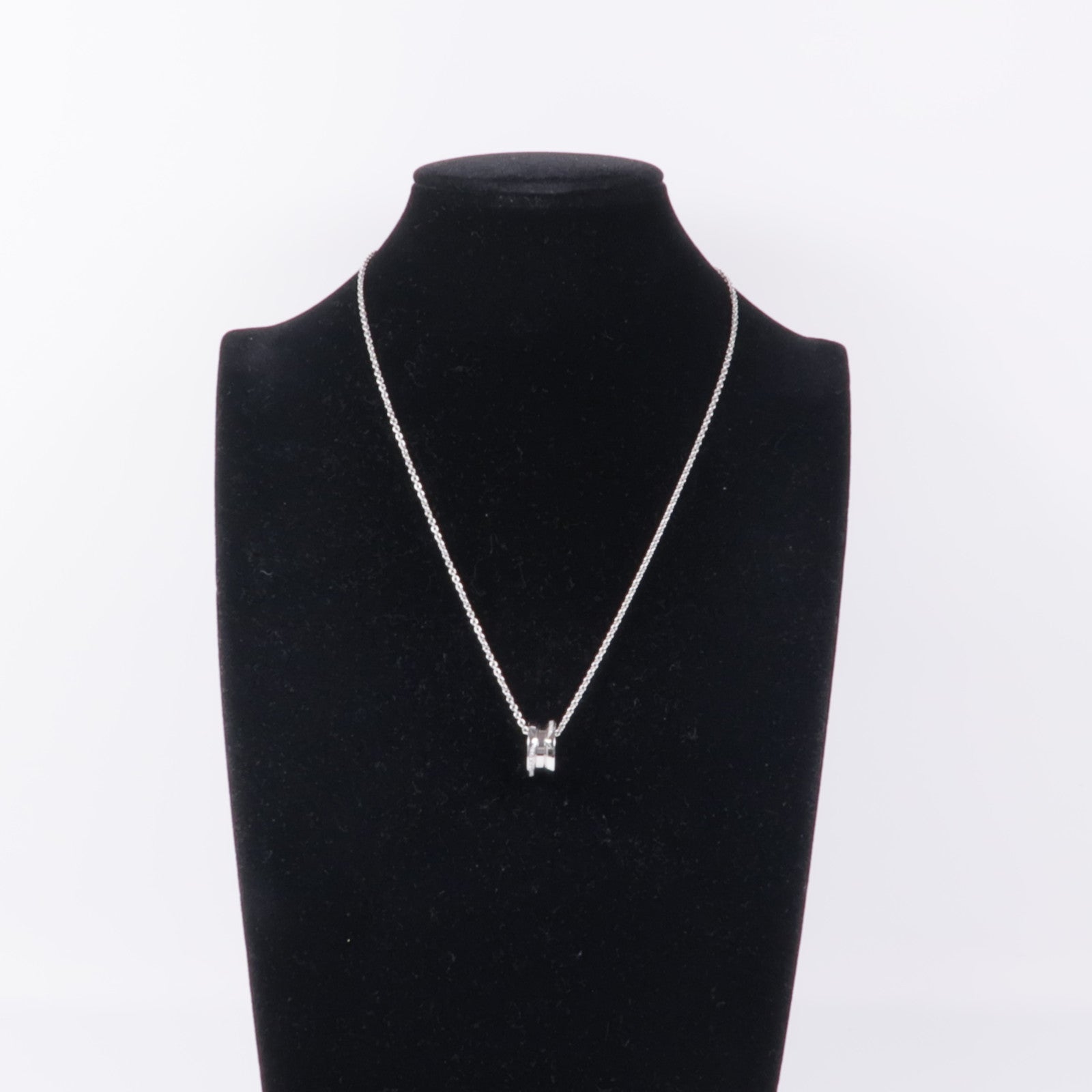 BVLGARI 18K白金B-zero1 Diamond Necklace鑽石項鍊