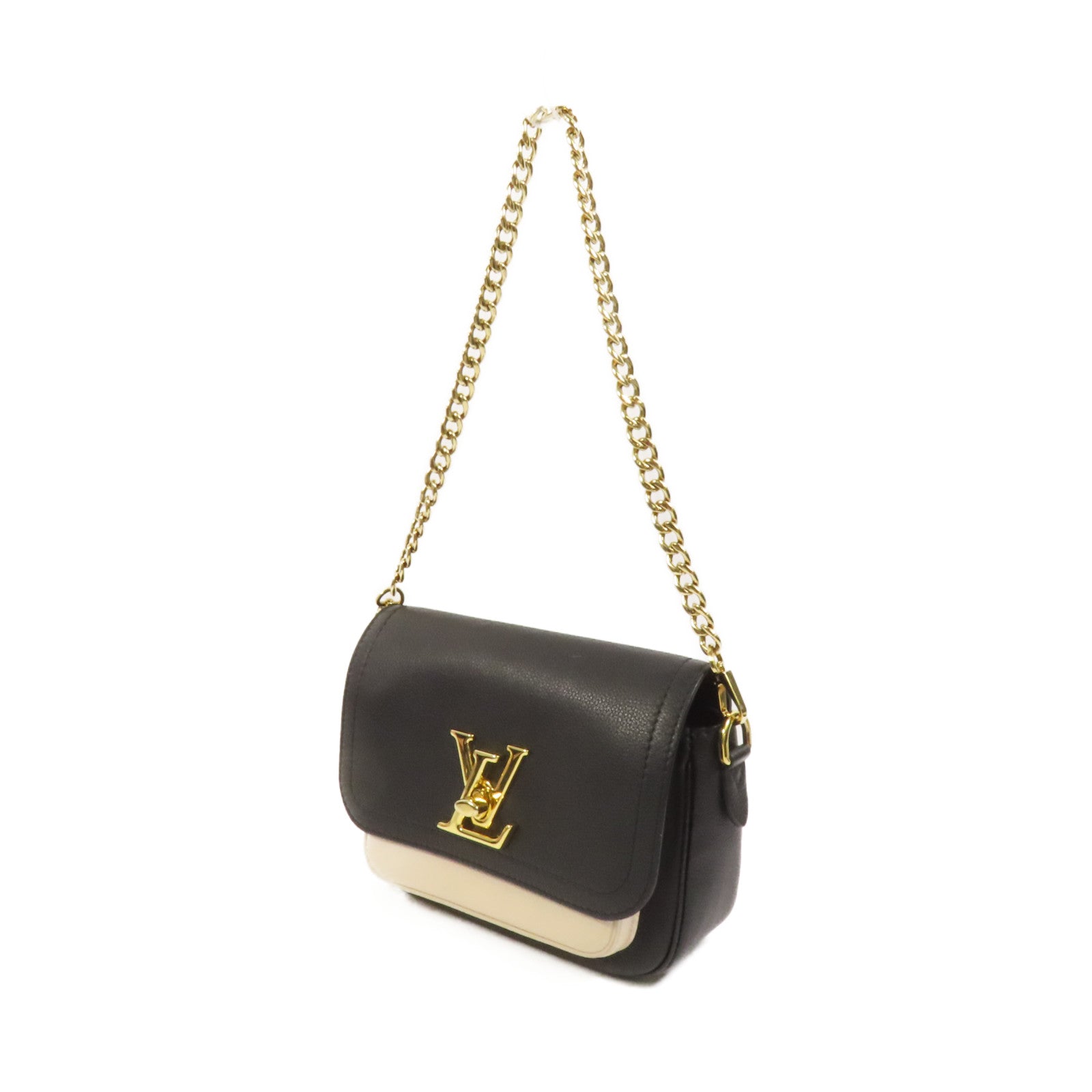 LOUIS VUITTON 牛皮皮革Lockme Tender金扣肩背袋