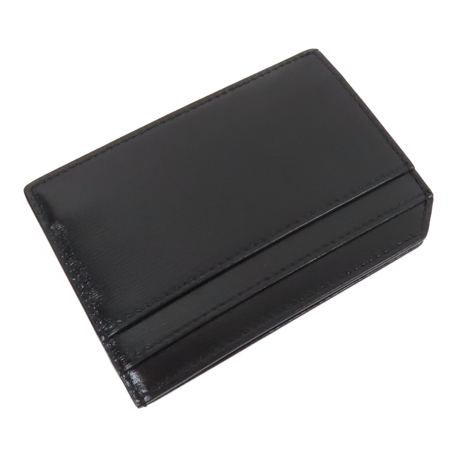 SAINT LAURENT 皮革Card Case金扣卡片套