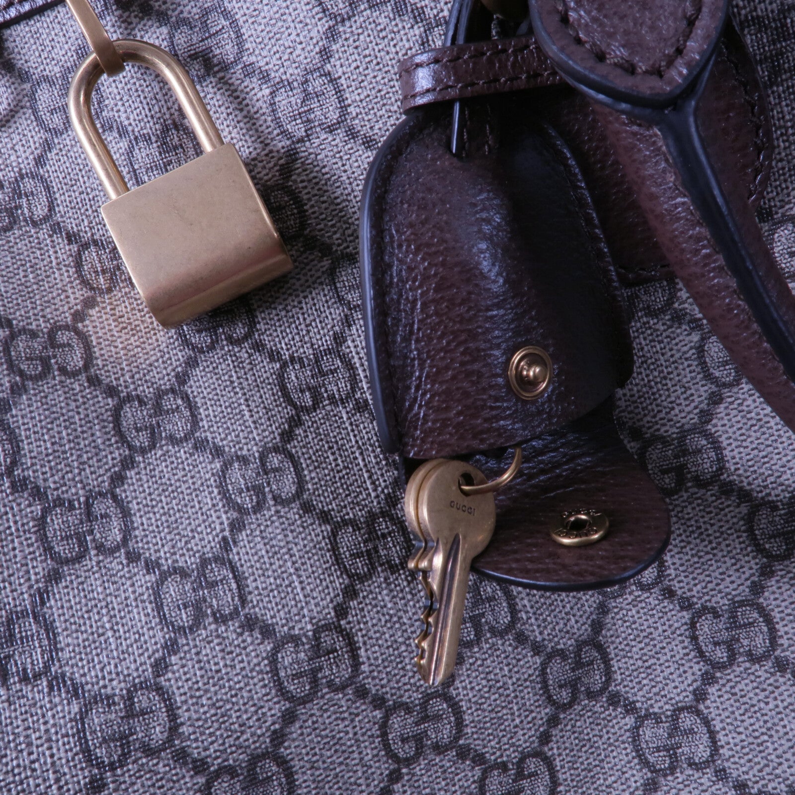 GUCCI 塗層帆布Ophidia GG Large Duffle Bag手挽肩背兩用袋