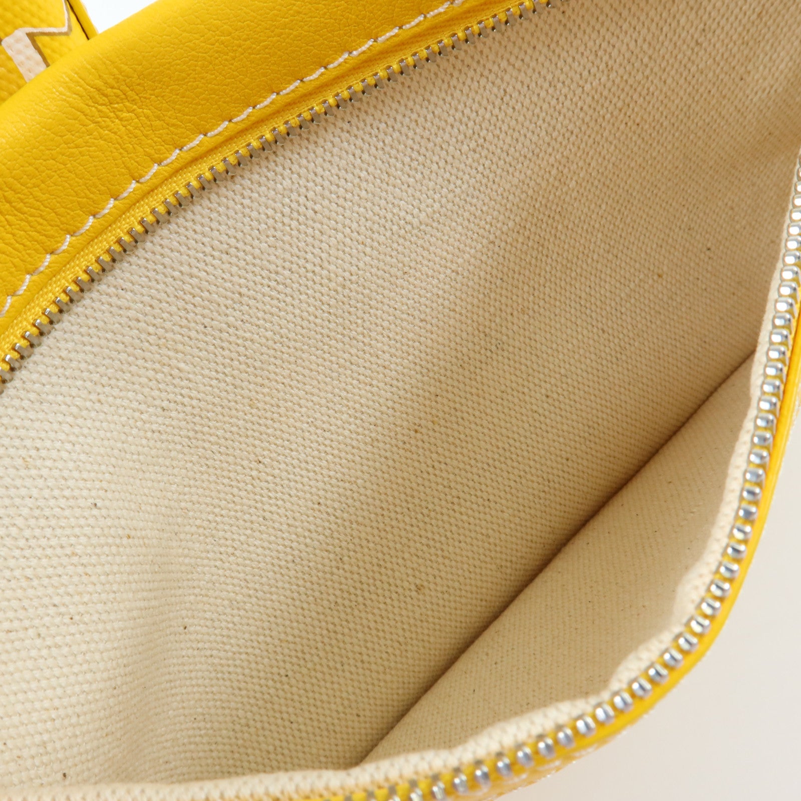 SELECTION 塗層帆布Moynat M Tote PM銀扣肩背袋