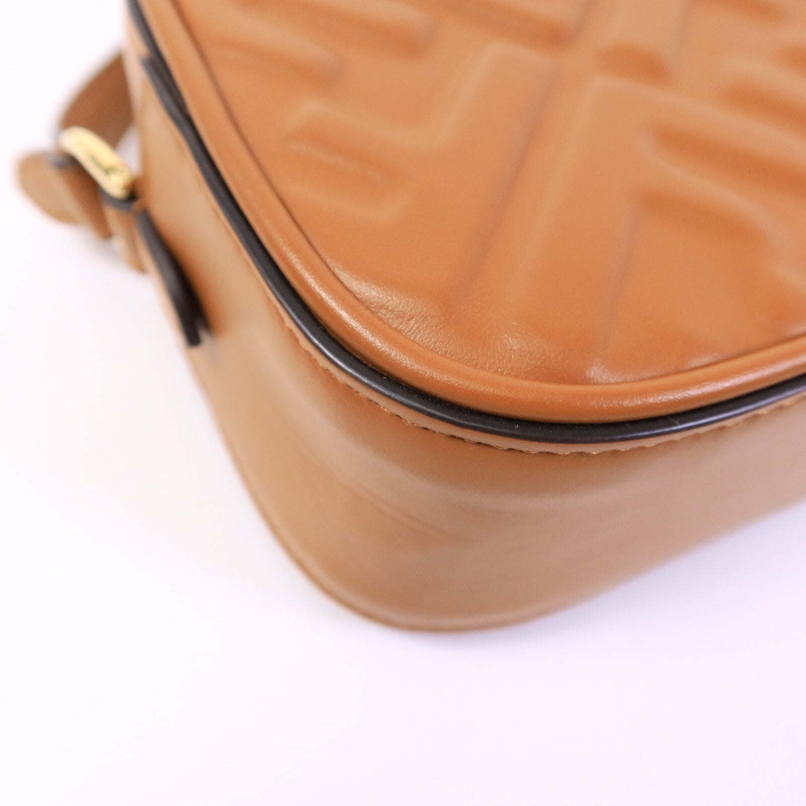FENDI 牛皮皮革FF Logo Camera Case肩背袋