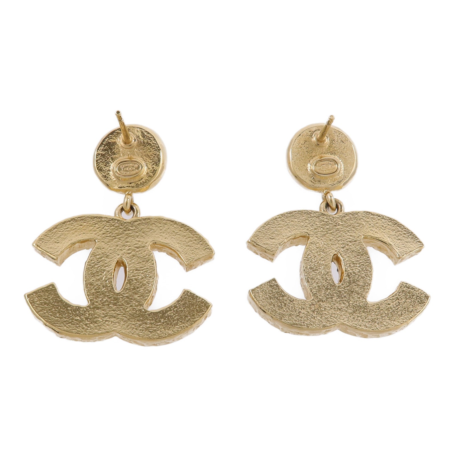 CHANEL 金屬/琺瑯Dangle Earrings耳環