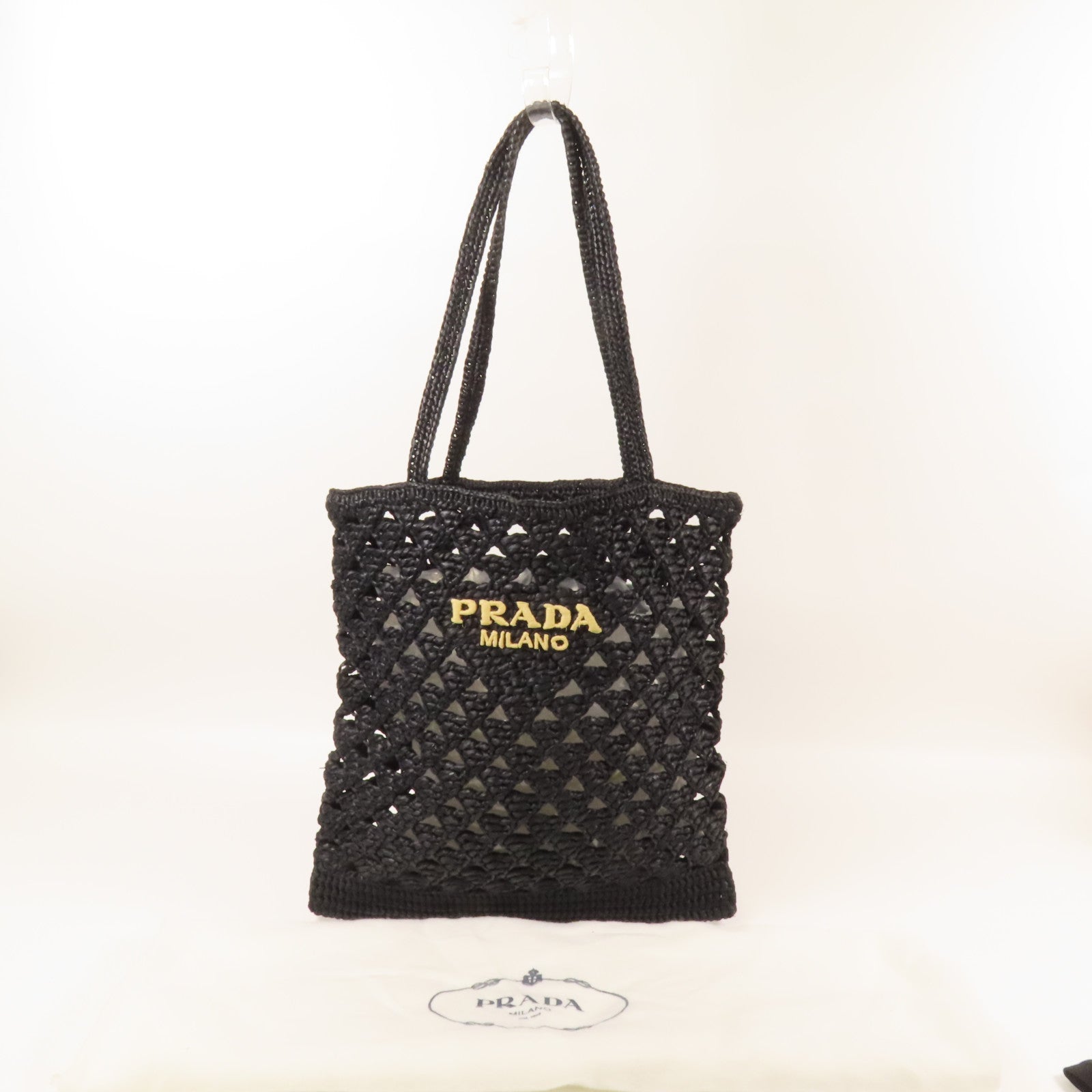 PRADA 藤料Shoulder Bag肩背袋