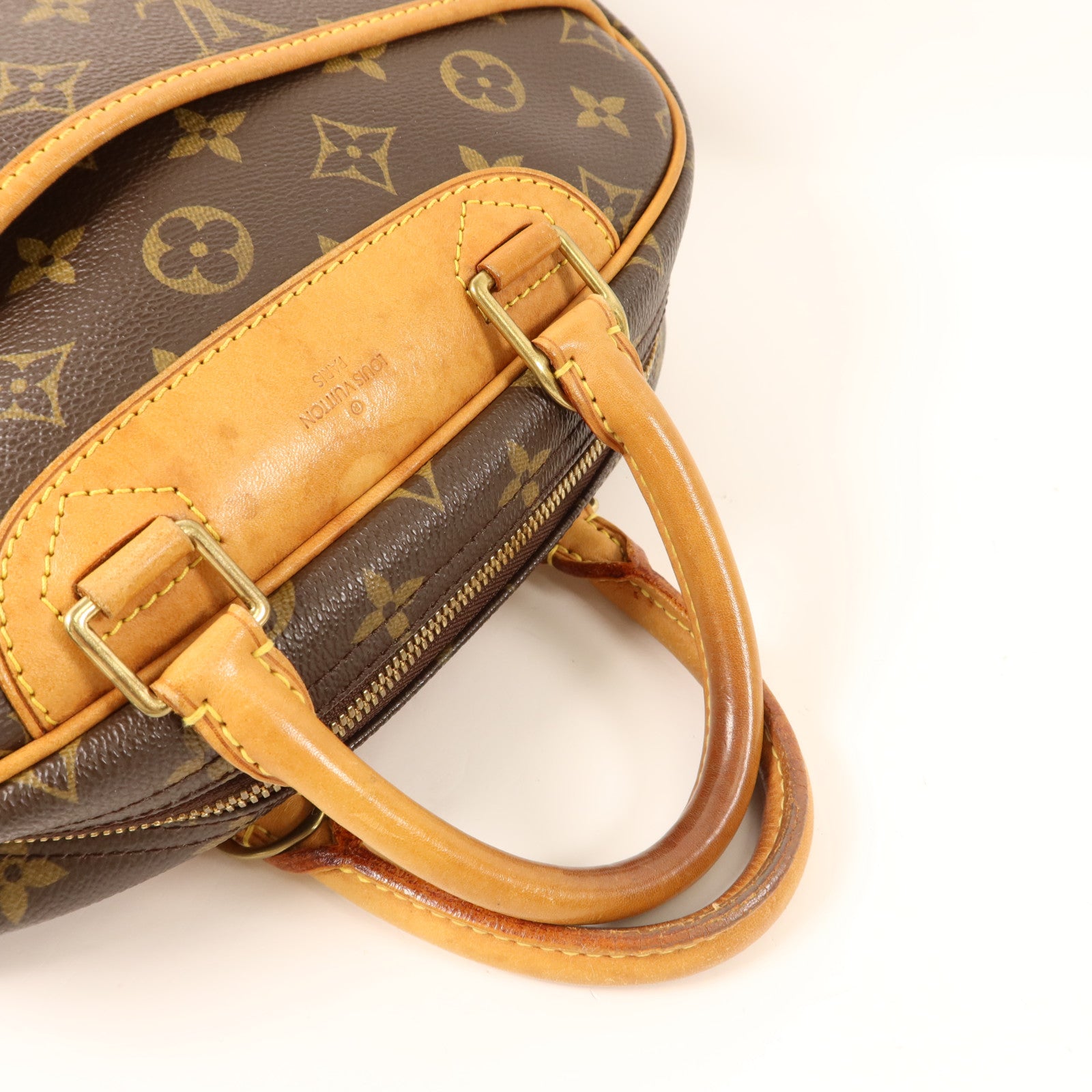 LOUIS VUITTON 【激減優惠】Monogram Trouville金扣手挽袋