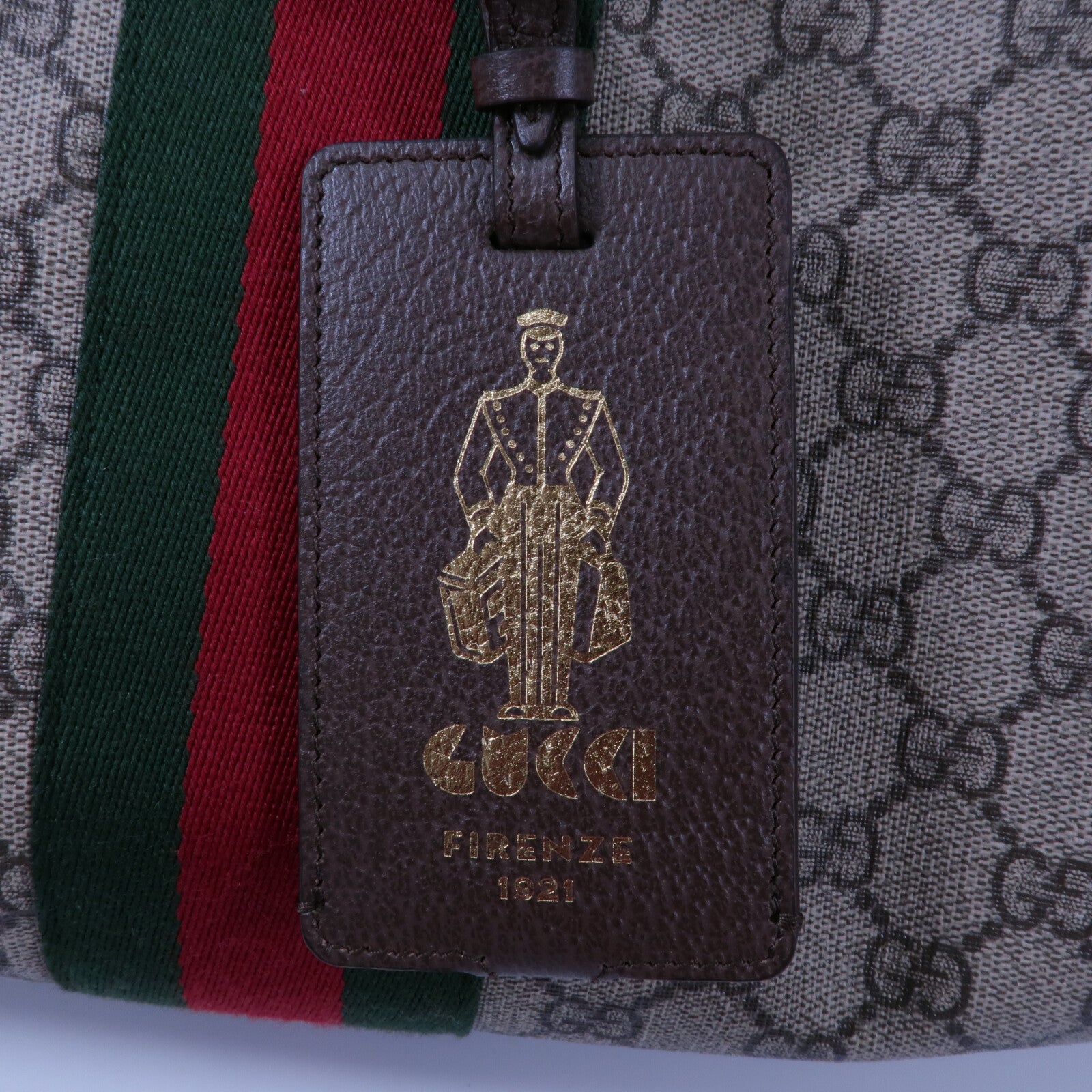 GUCCI 塗層帆布Ophidia GG Large Duffle Bag手挽肩背兩用袋