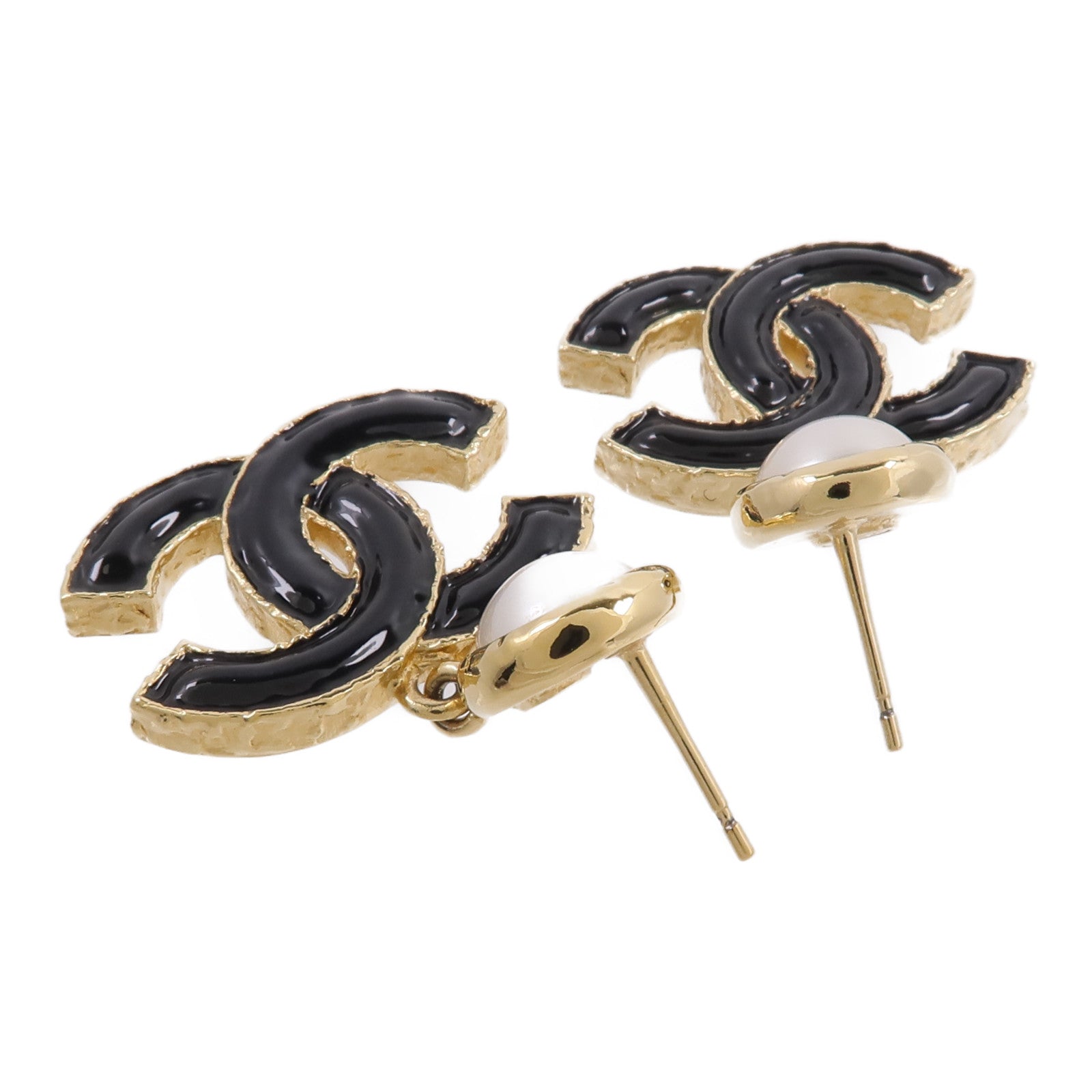 CHANEL 金屬/琺瑯Dangle Earrings耳環