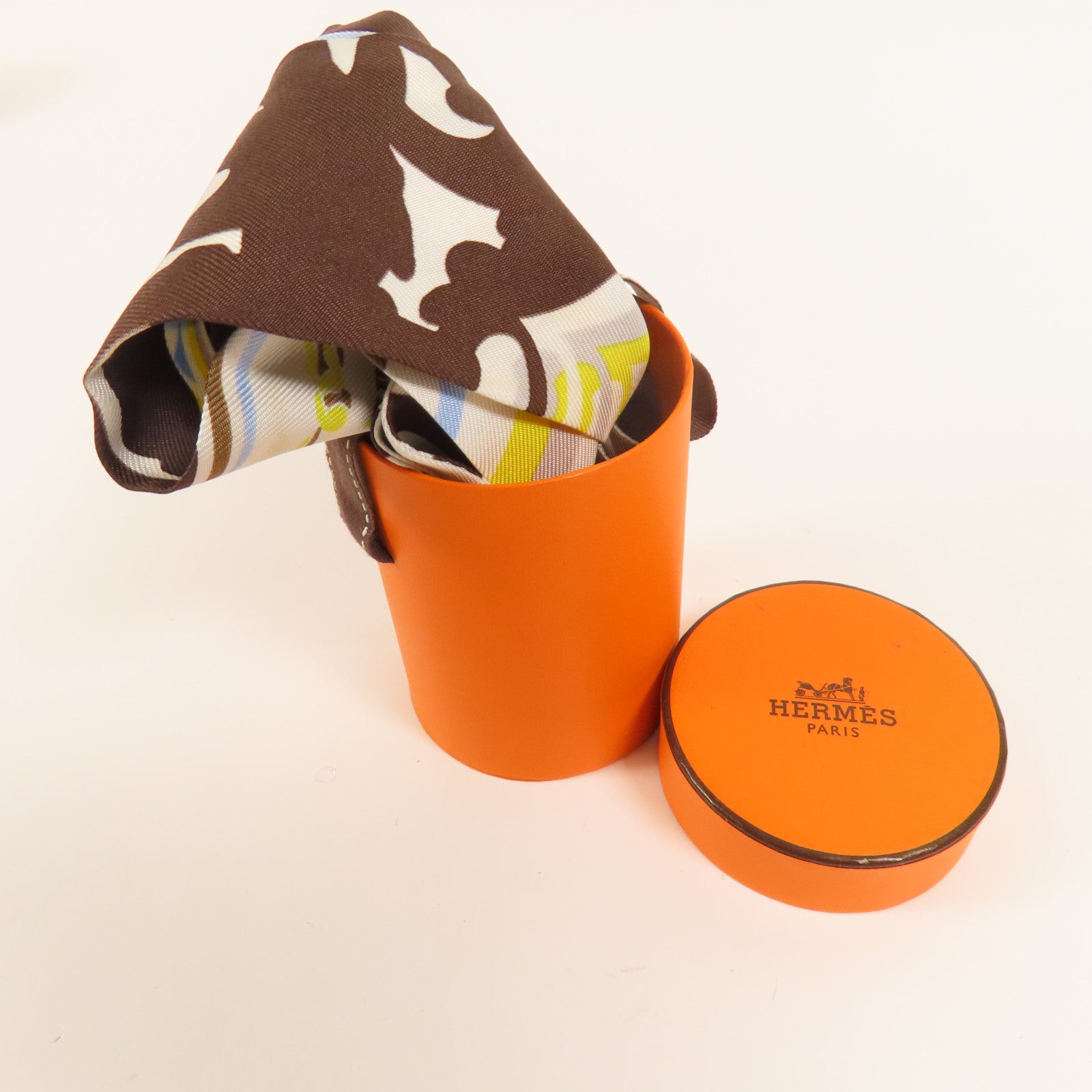 HERMES 絲質Twilly絲巾