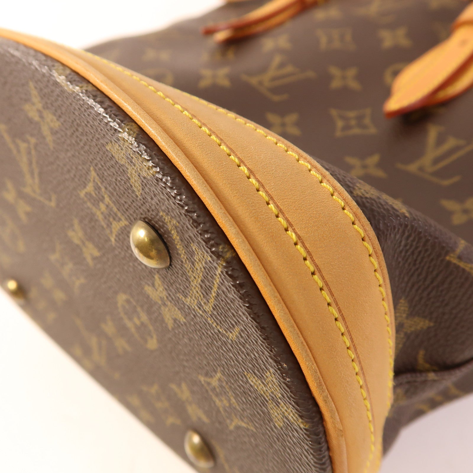 LOUIS VUITTON Monogram Bucket PM金扣手挽袋