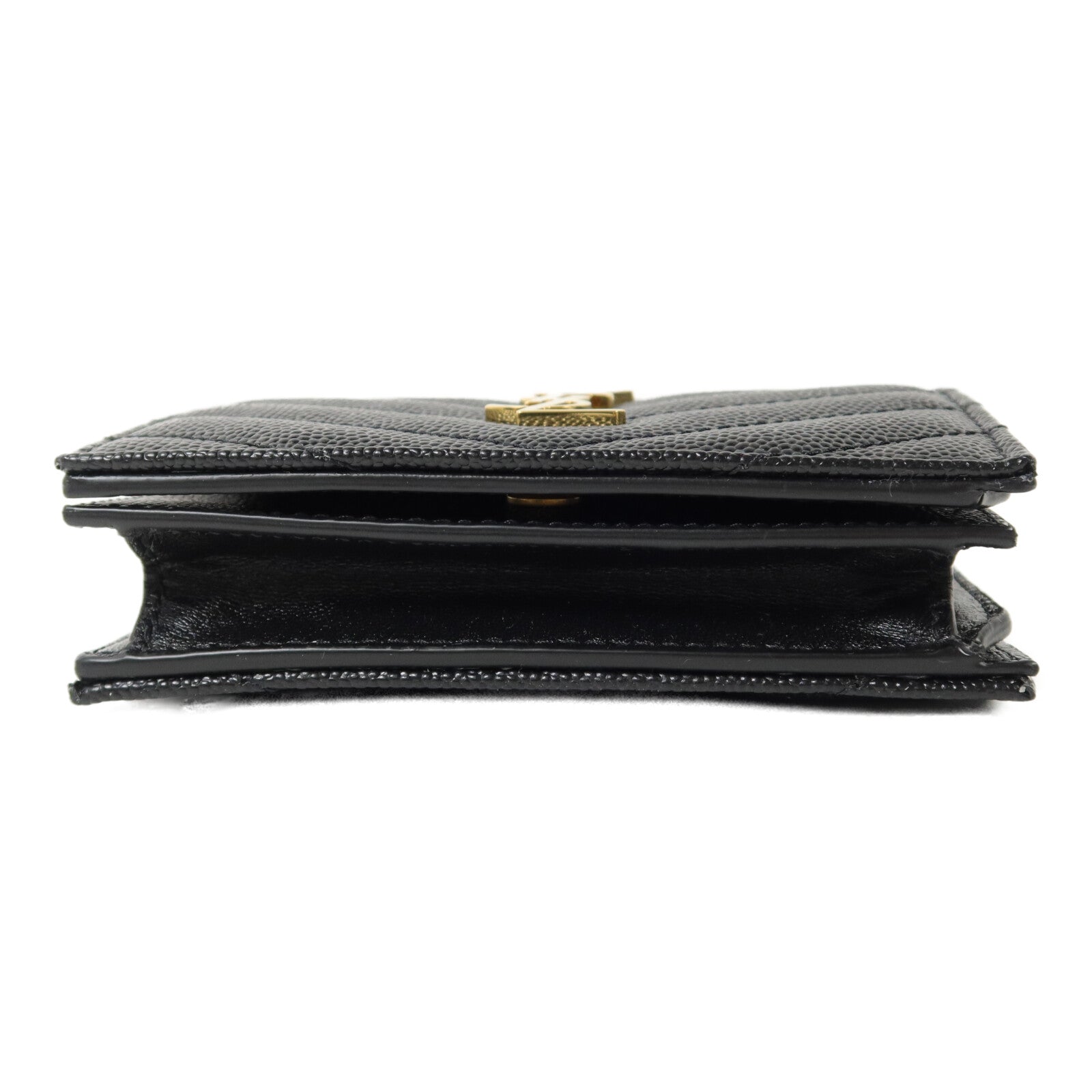 SAINT LAURENT 牛皮皮革Cassandre Matelasse Flap Card Case錢包