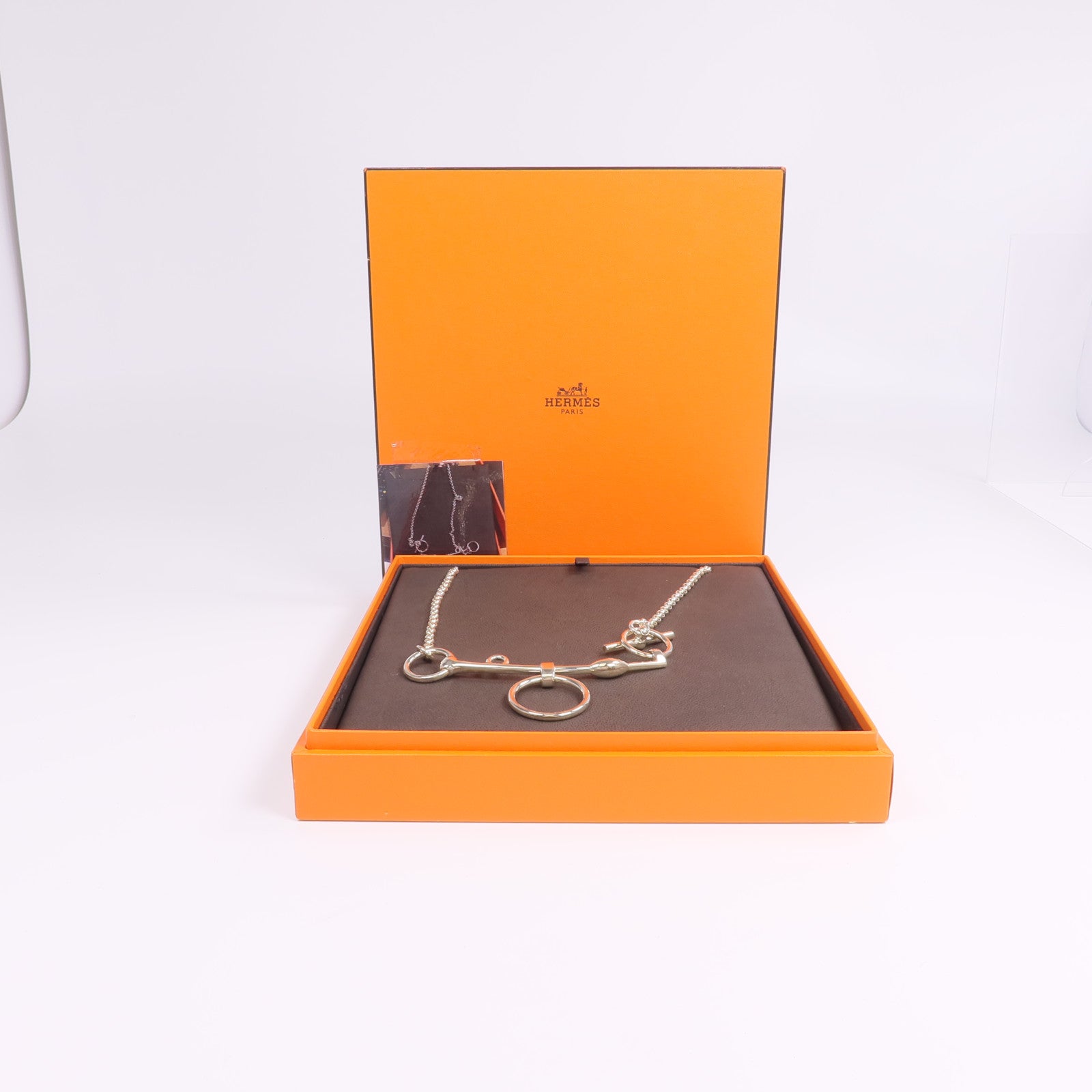 HERMES 925純銀Mors de Bride項鍊