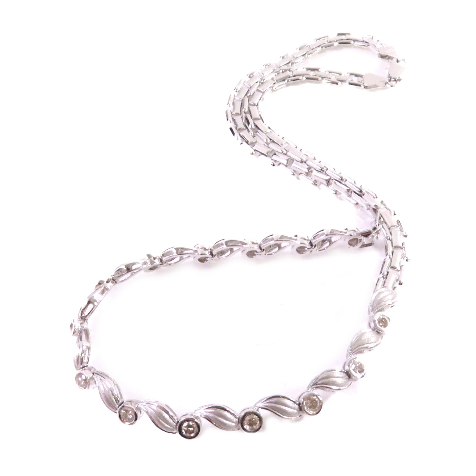 Jewelry SHW Diamond Necklace 18K White Gold