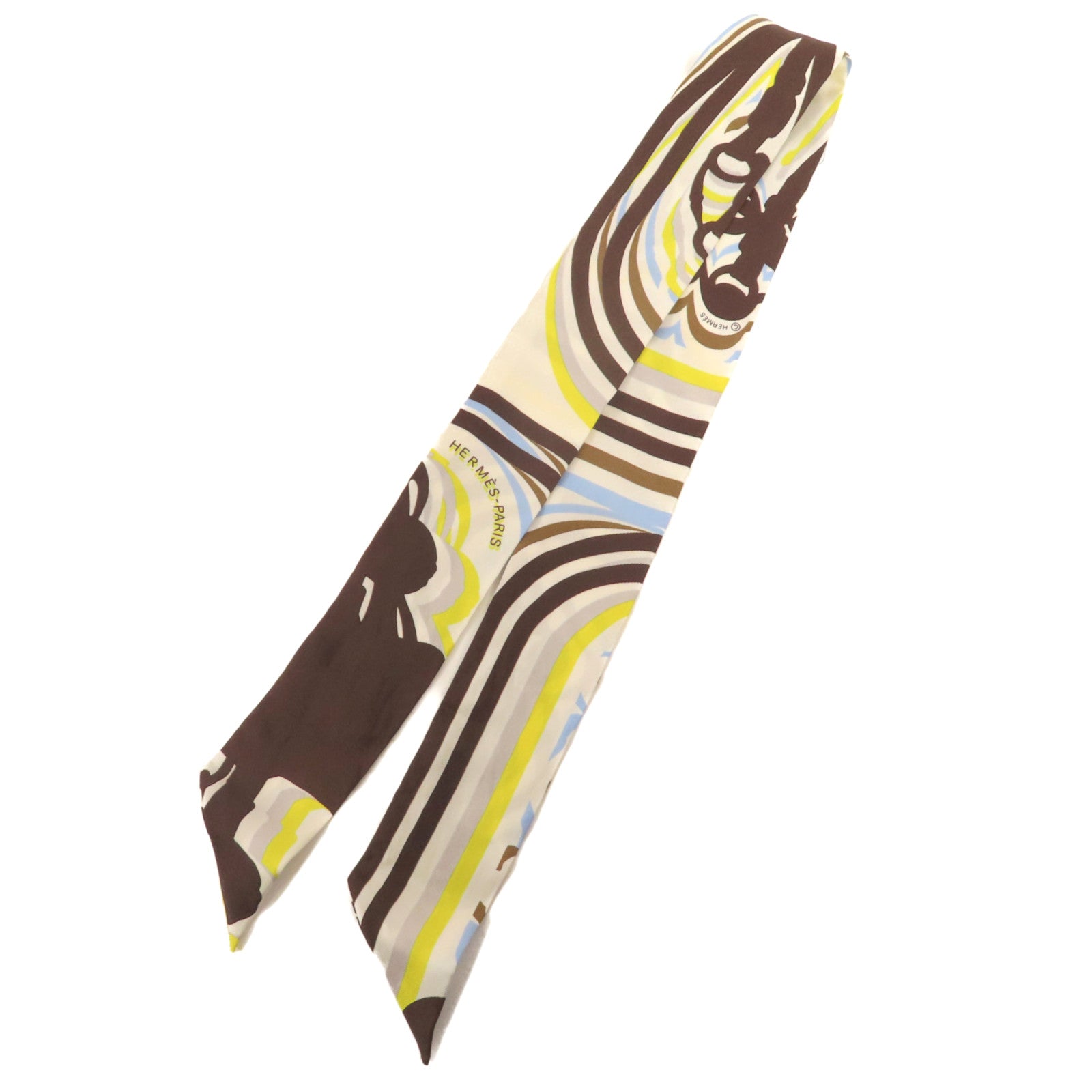 HERMES 絲質Twilly絲巾