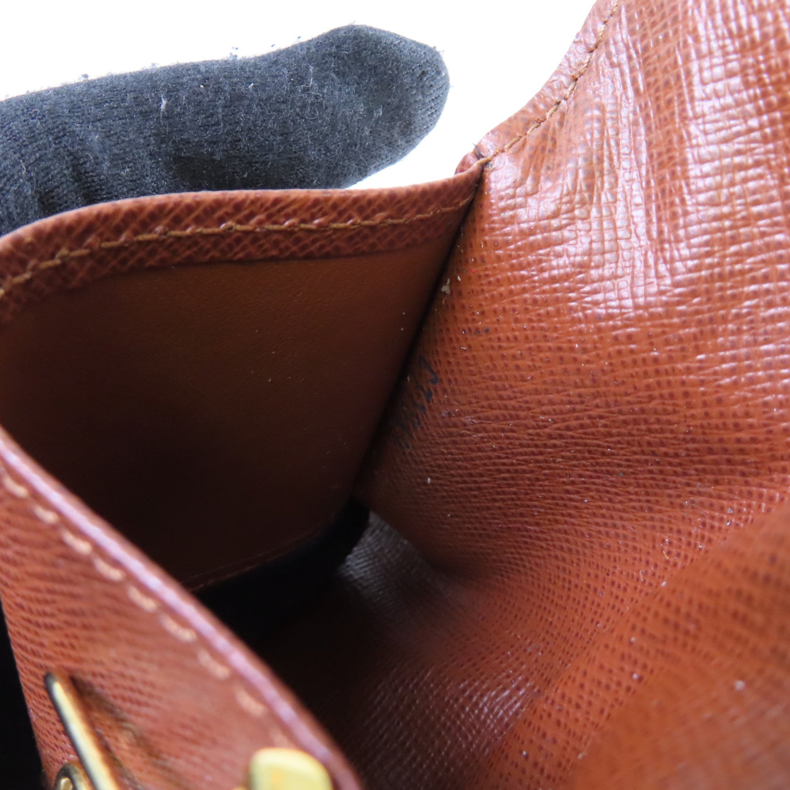 LOUIS VUITTON Monogram 5 Key Holder金扣鎖匙包啡色