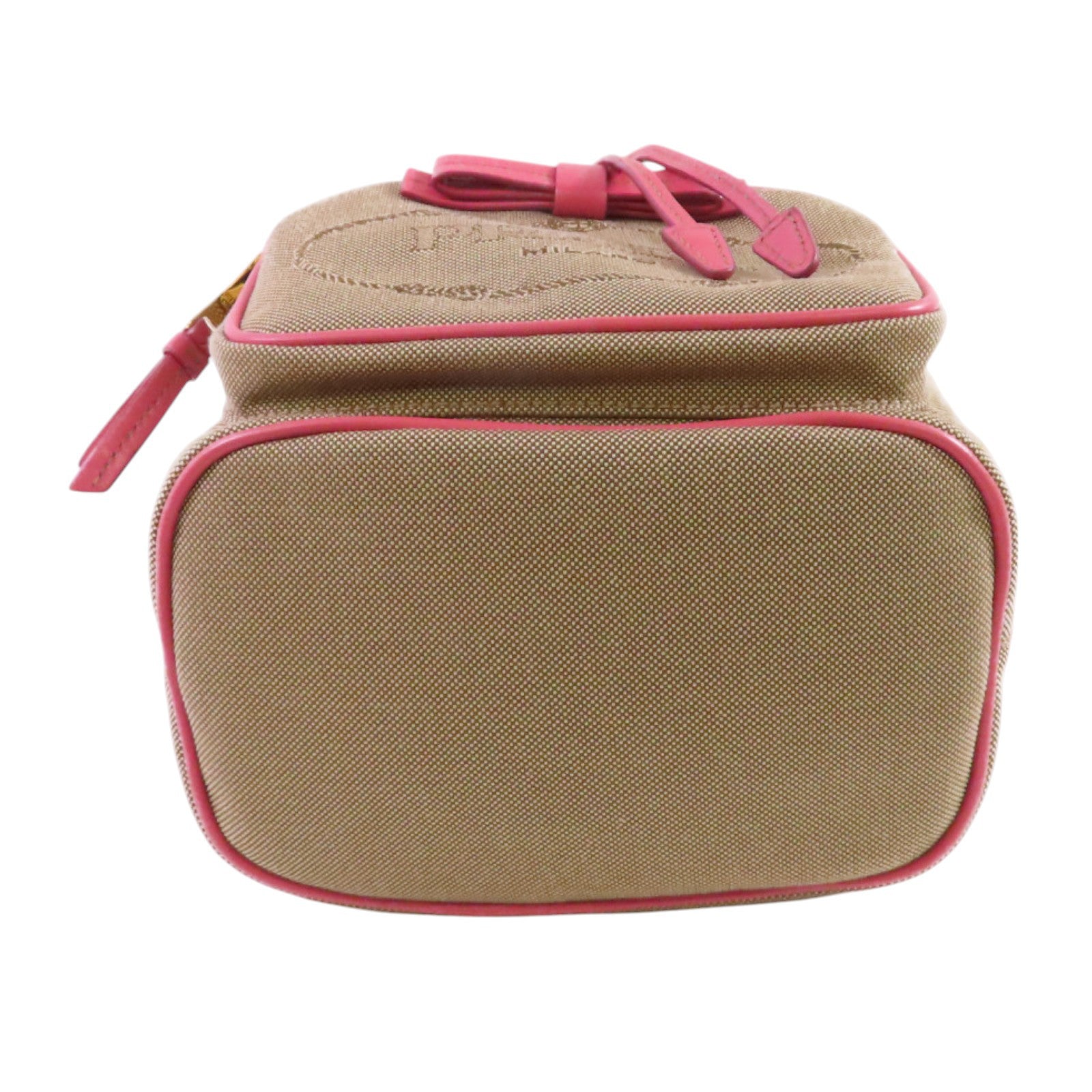 PRADA 帆布Mini Bucket 2Way Shoulder Bag手挽肩背兩用袋