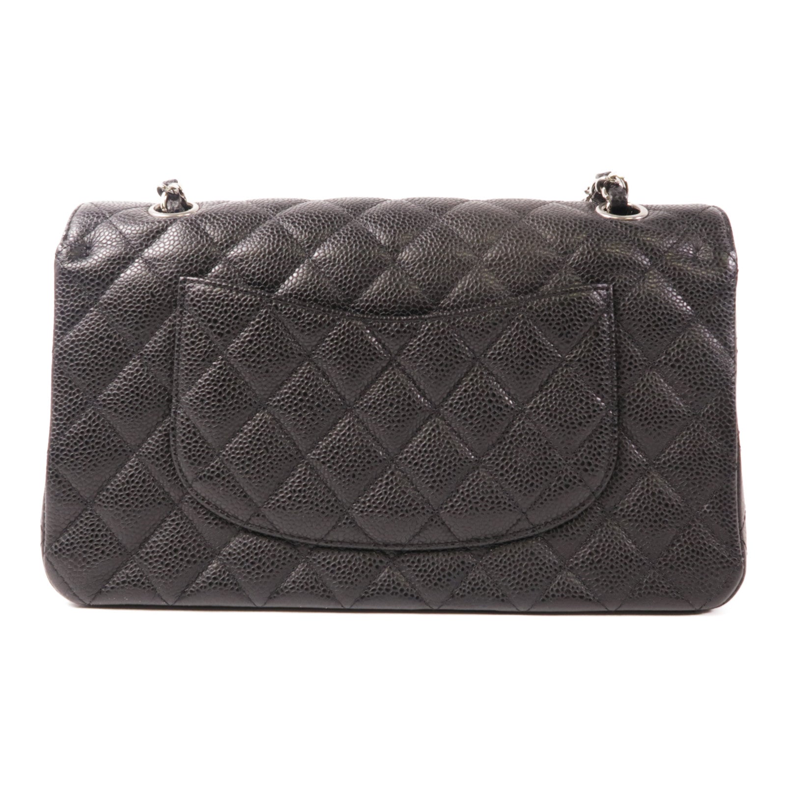 CHANEL 牛皮皮革Classic 25銀扣鏈帶肩背袋