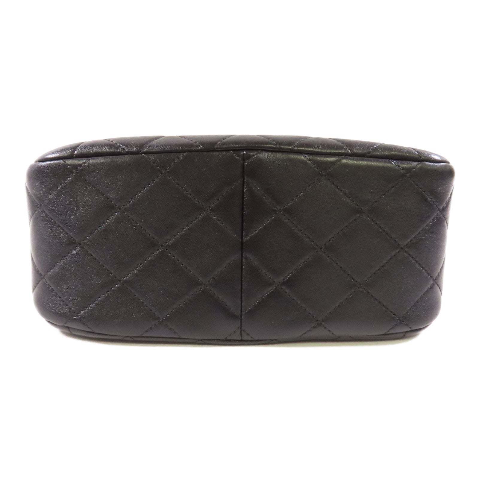 CHANEL 牛皮皮革Hobo金扣鏈帶肩背袋