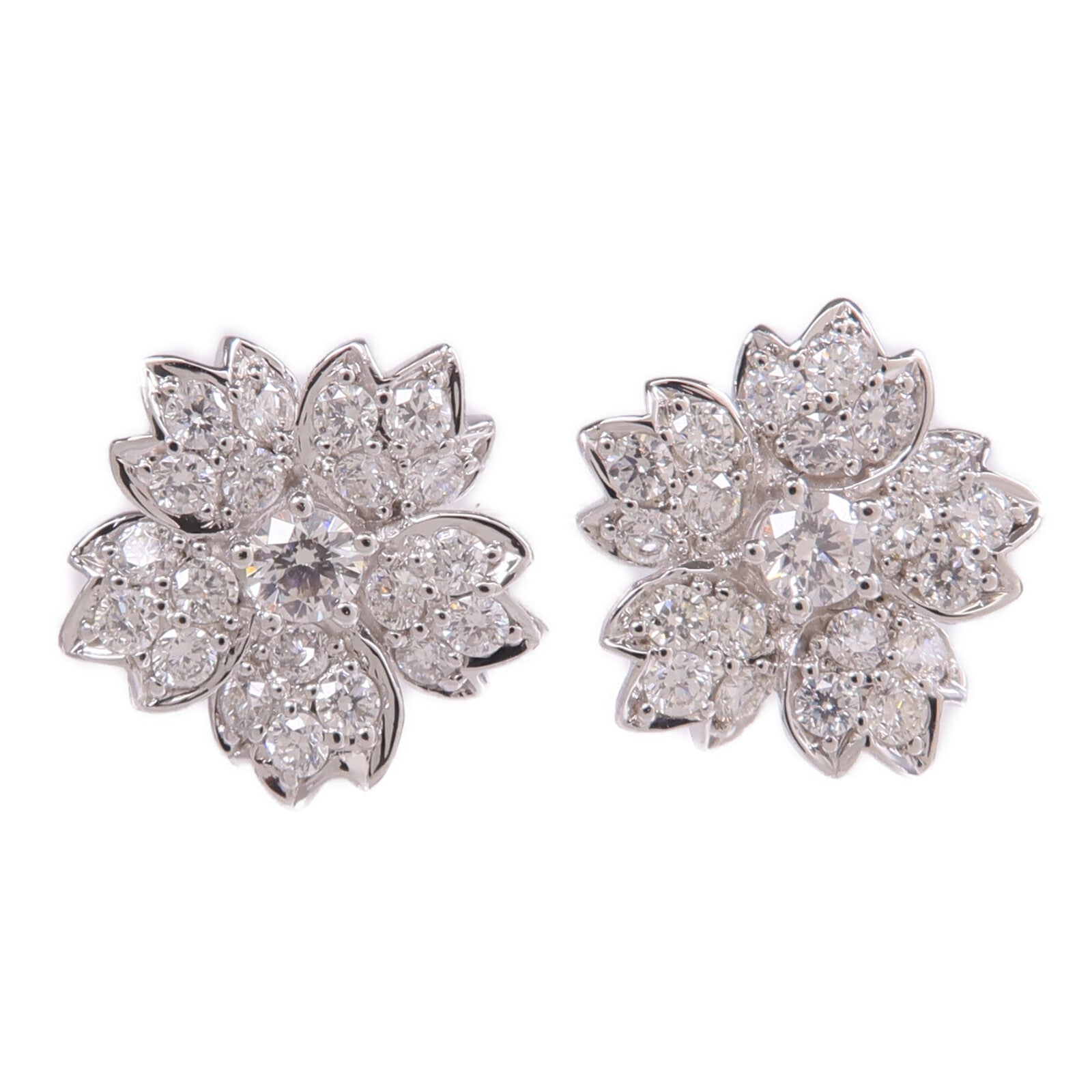 JEWELRY 18K白金Diamond Earrings鑽石耳環
