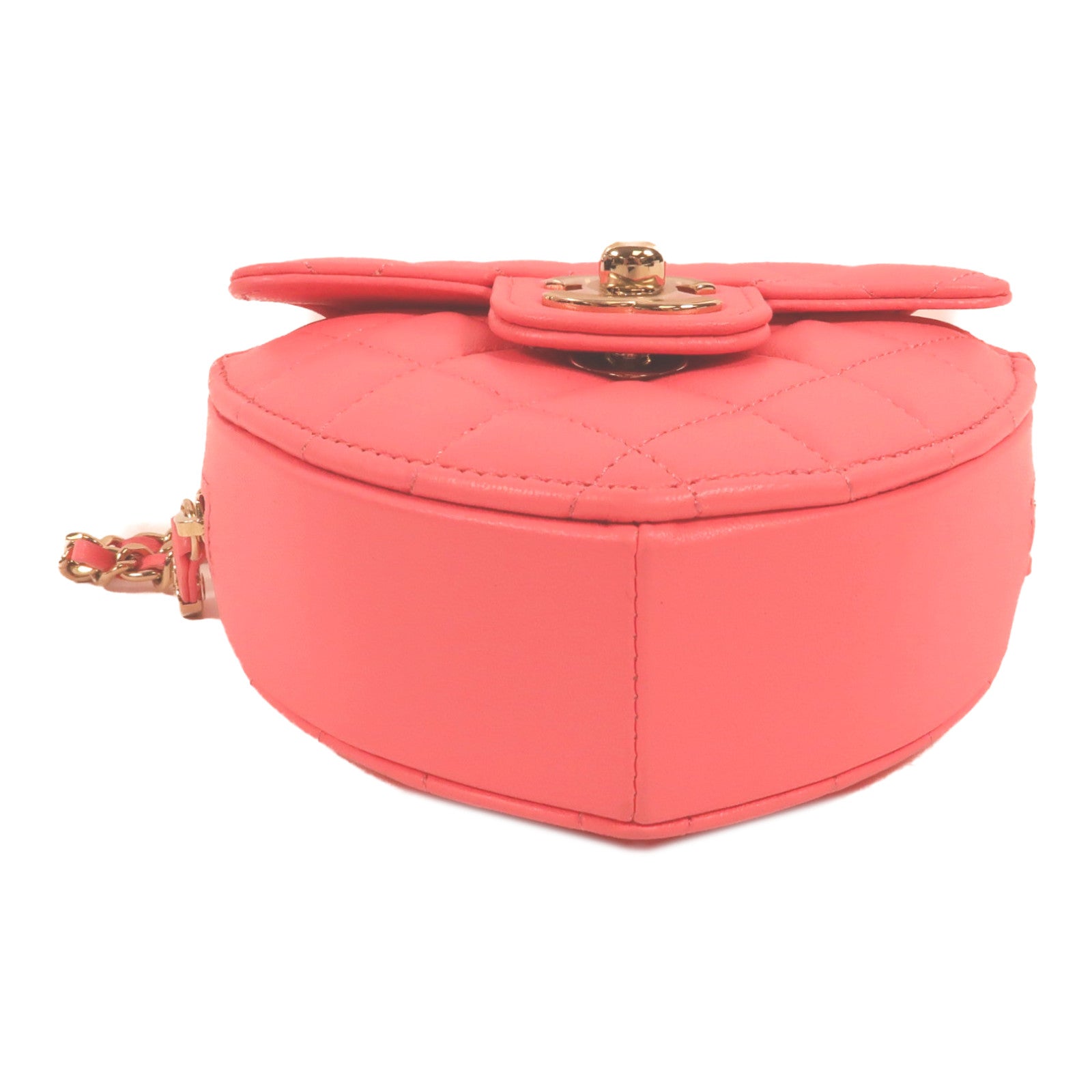 CHANEL 羊皮皮革CC In Love Heart肩背袋