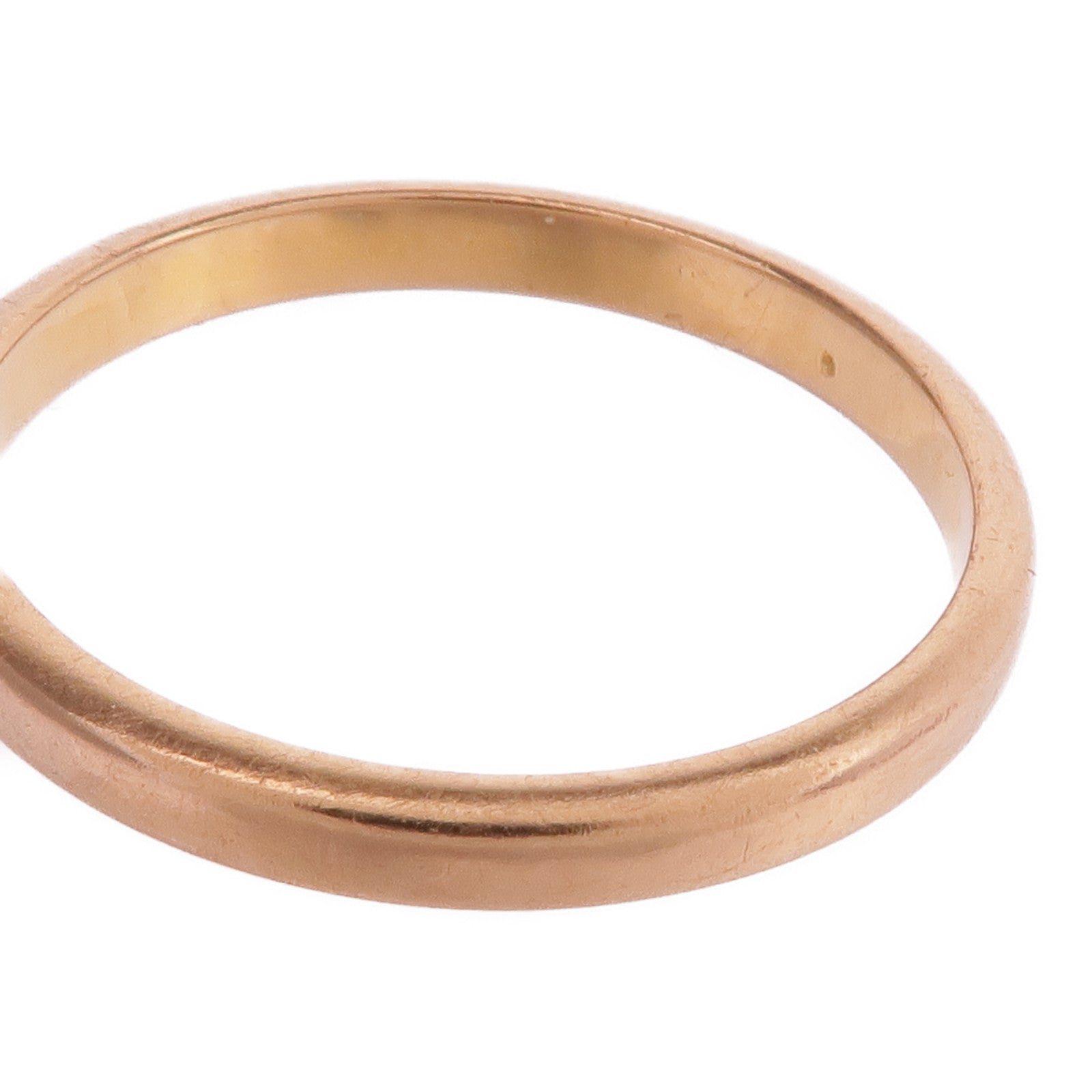 Van Cleef & Arpels 18K玫瑰金Toujours Wedding Band戒指VCA#56/US#7.5