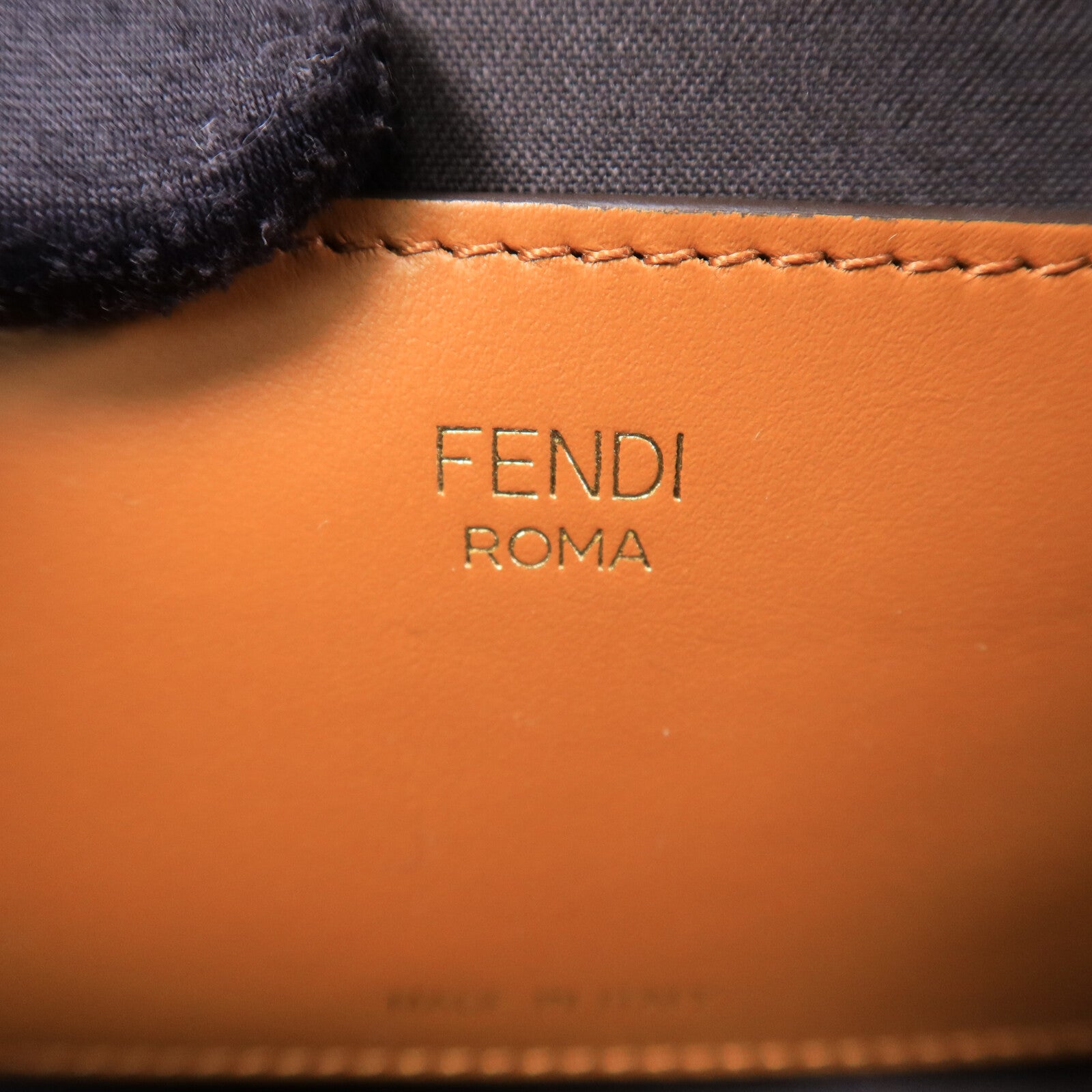 FENDI 牛皮皮革FF Logo Camera Case肩背袋