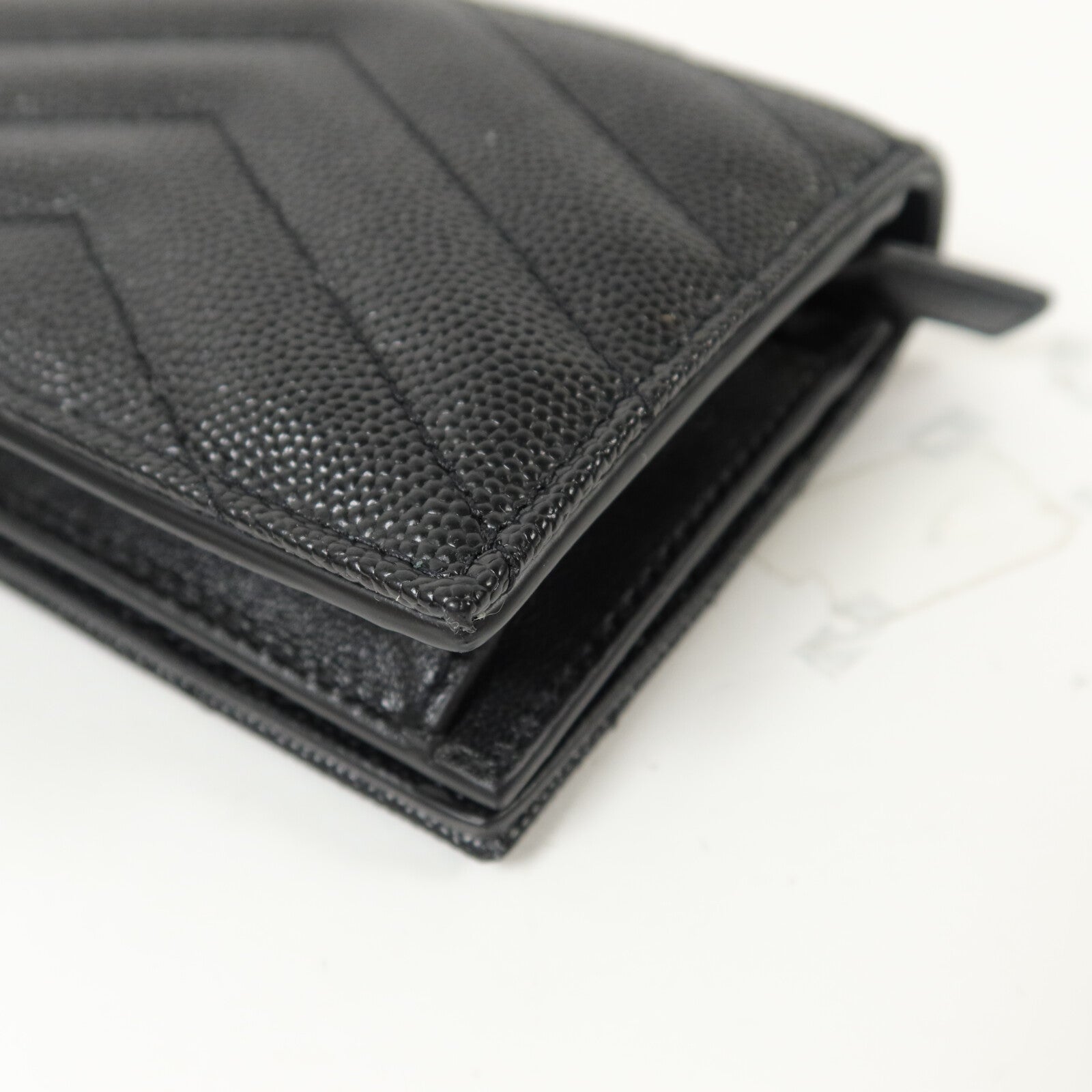 SAINT LAURENT 牛皮皮革Cassandre Matelasse Flap Card Case錢包