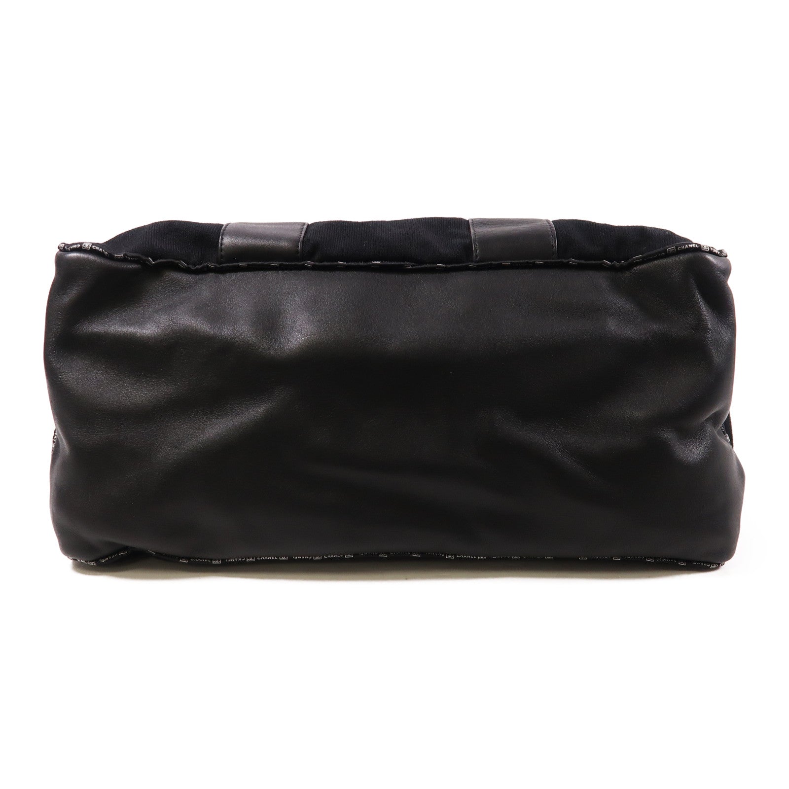 CHANEL 皮革/帆布Tote Bag手挽袋