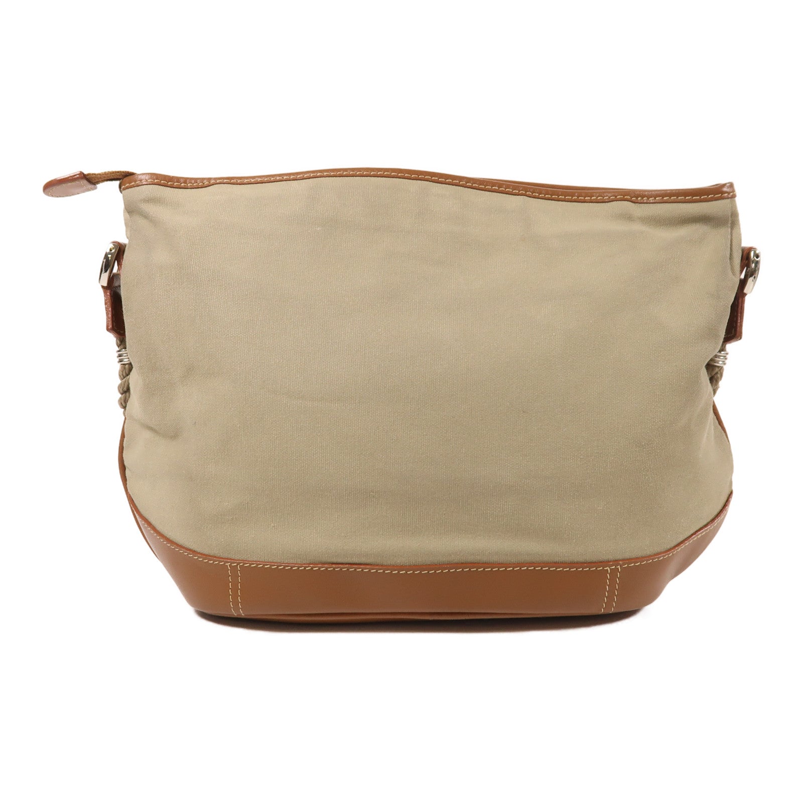 GUCCI 帆布Vintage Shoulder Bag銀扣肩背袋