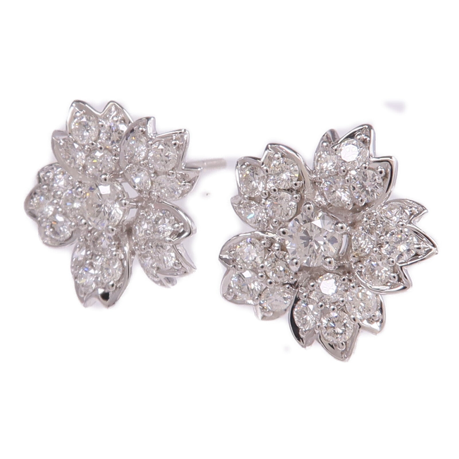 JEWELRY 18K白金Diamond Earrings鑽石耳環