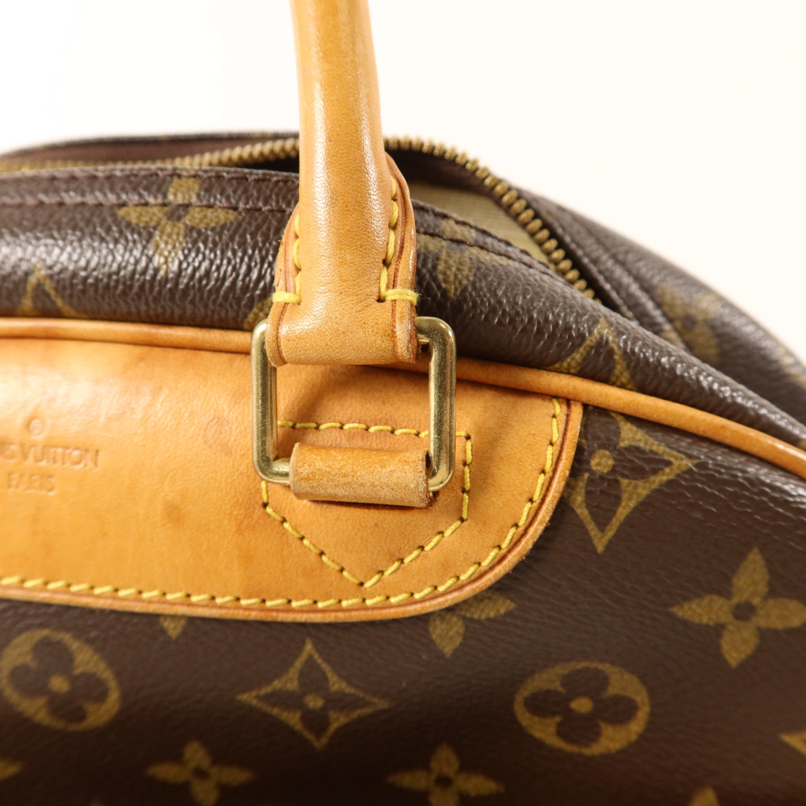 LOUIS VUITTON 【激減優惠】Monogram Trouville金扣手挽袋