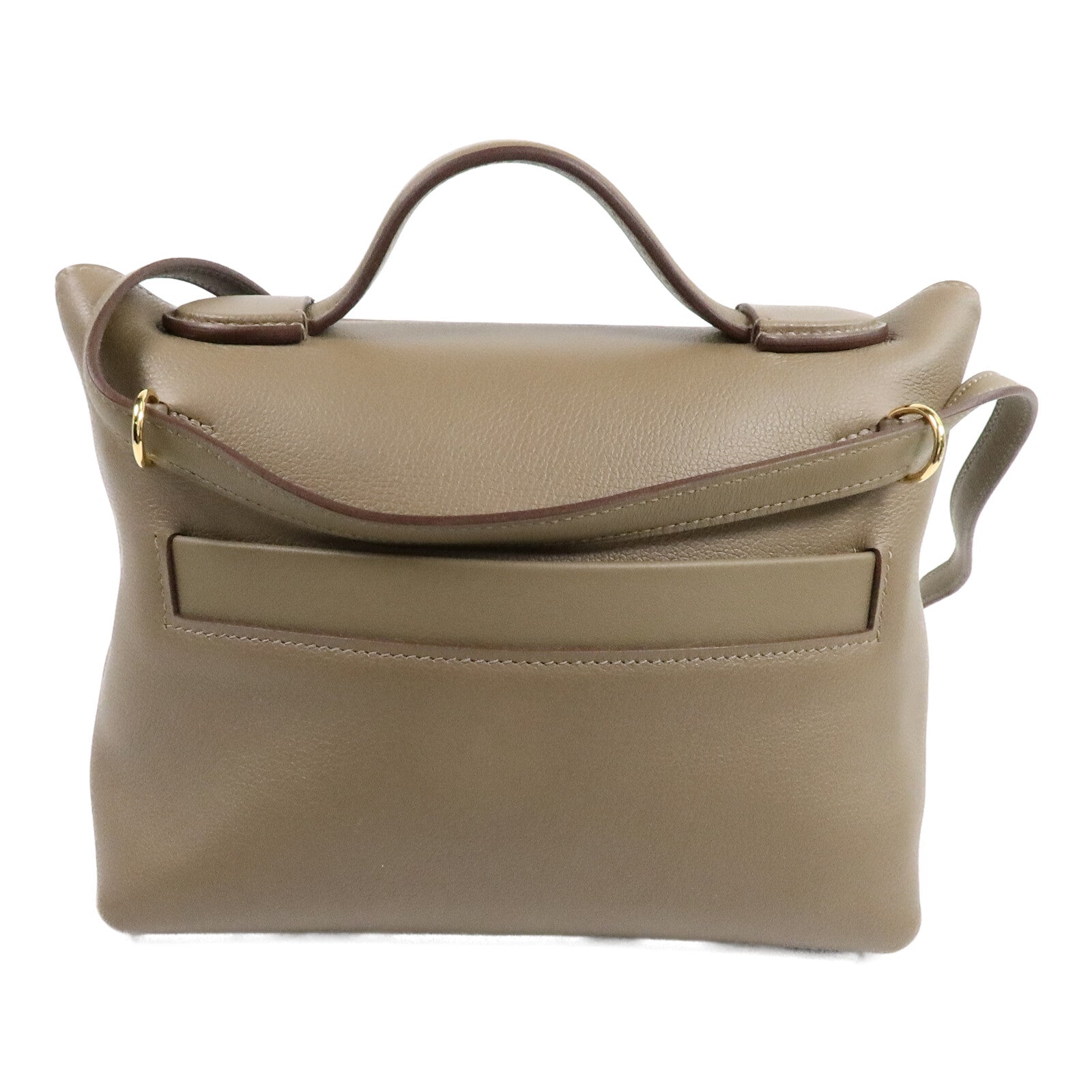 HERMES Evercolor皮革24/24 Mini手挽肩背兩用袋Etoupe