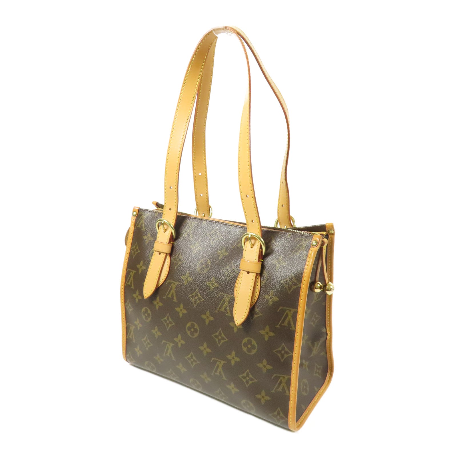 LOUIS VUITTON Monogram Popincourt Haut金扣肩背袋