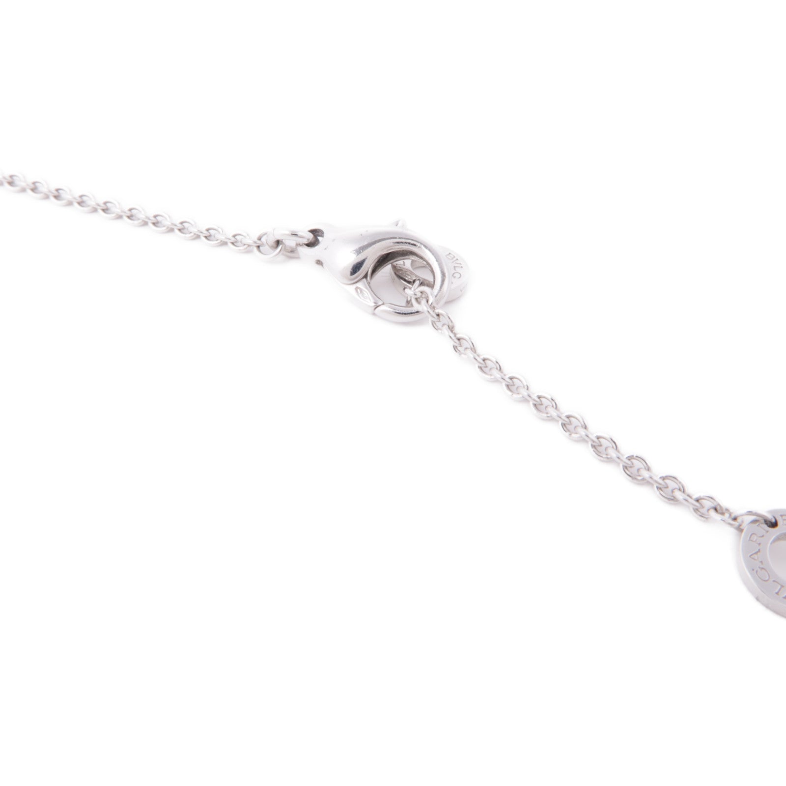BVLGARI 18K白金B-zero1 Diamond Necklace鑽石項鍊