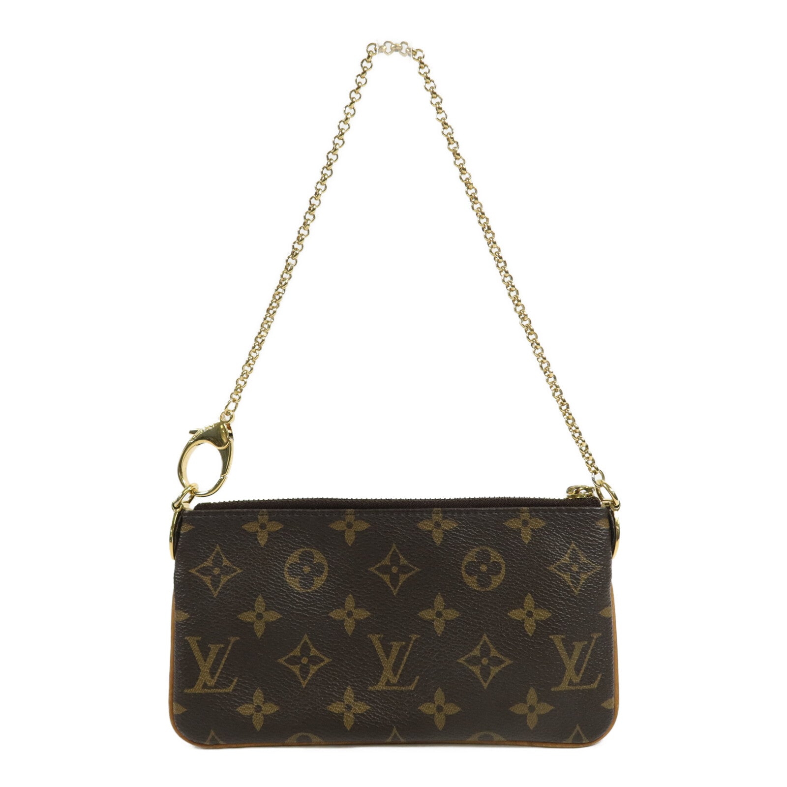 LOUIS VUITTON Monogram Pochette Milla MM 鏈帶肩背袋