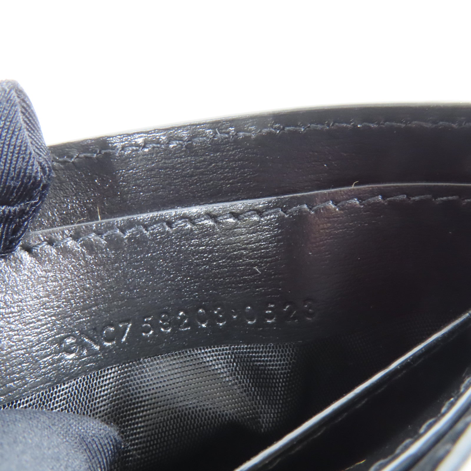 SAINT LAURENT 皮革Card Case金扣卡片套