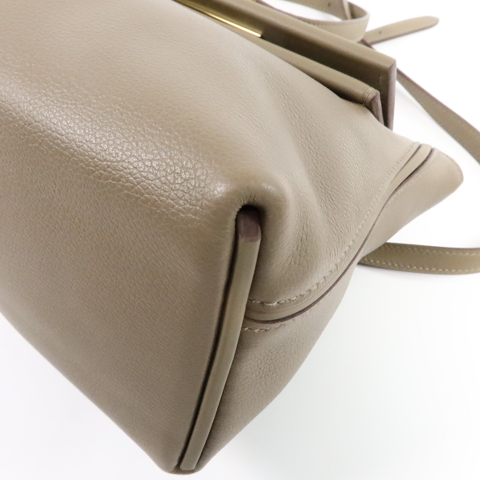 HERMES Evercolor皮革24/24 Mini手挽肩背兩用袋Etoupe