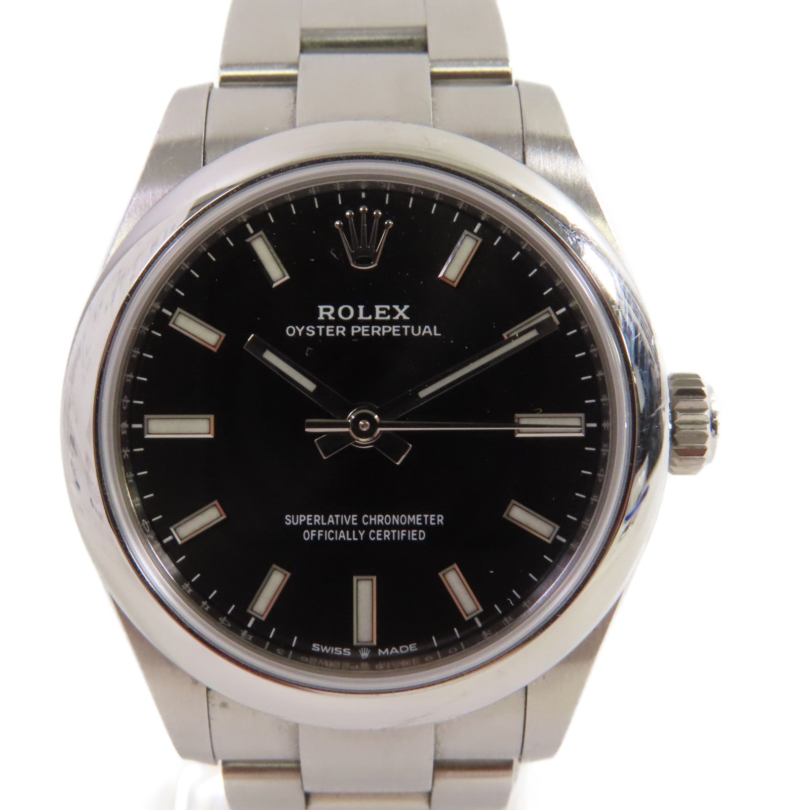 ROLEX Oyster Perpetual 31mm Watch不鏽鋼自動機芯手錶黑色