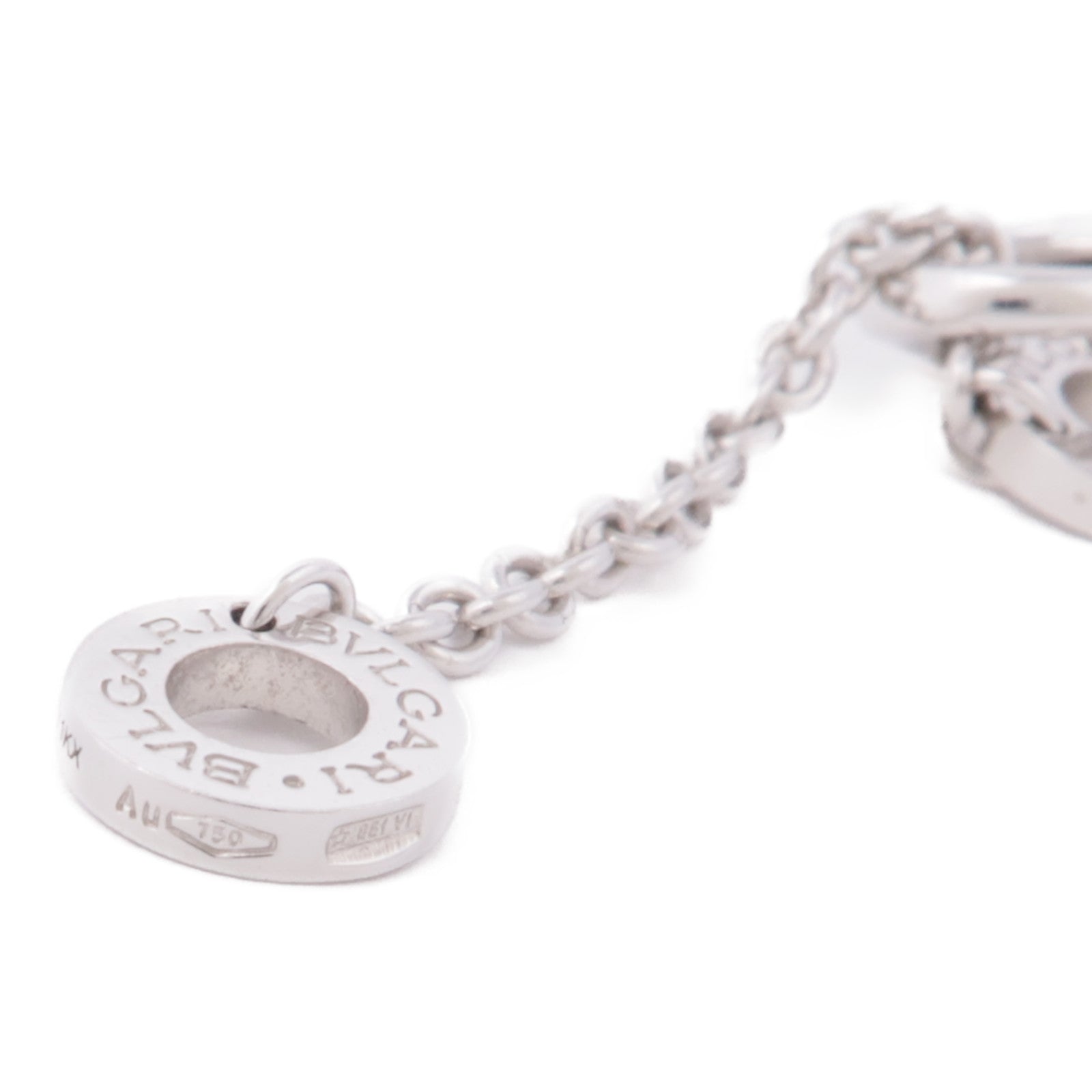 BVLGARI 18K白金B-zero1 Diamond Necklace鑽石項鍊